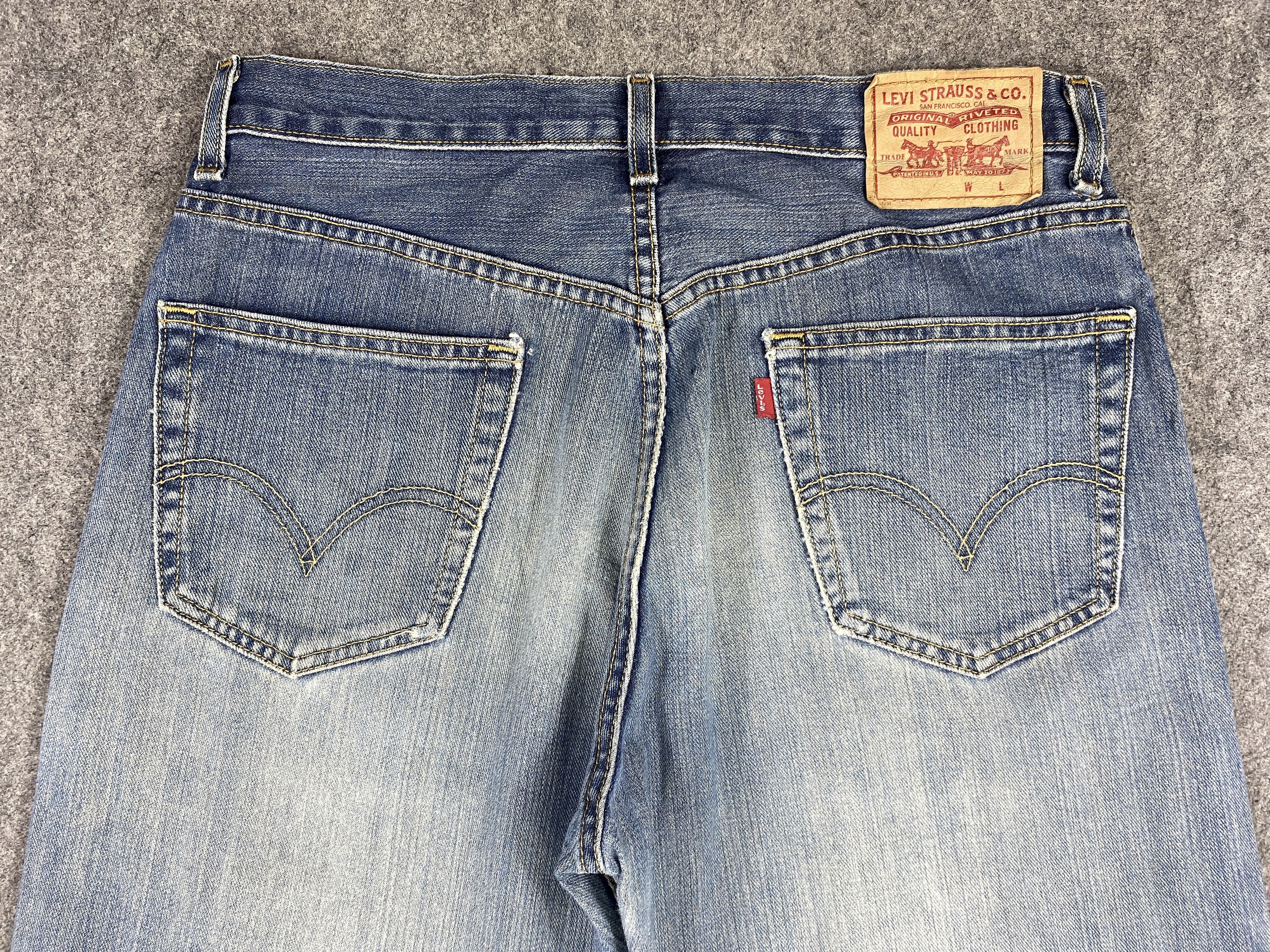 Levi's Distressed Blue Vintage Levi's 505 33x30 Denim -JN1700 Size US 33 - 4 Thumbnail