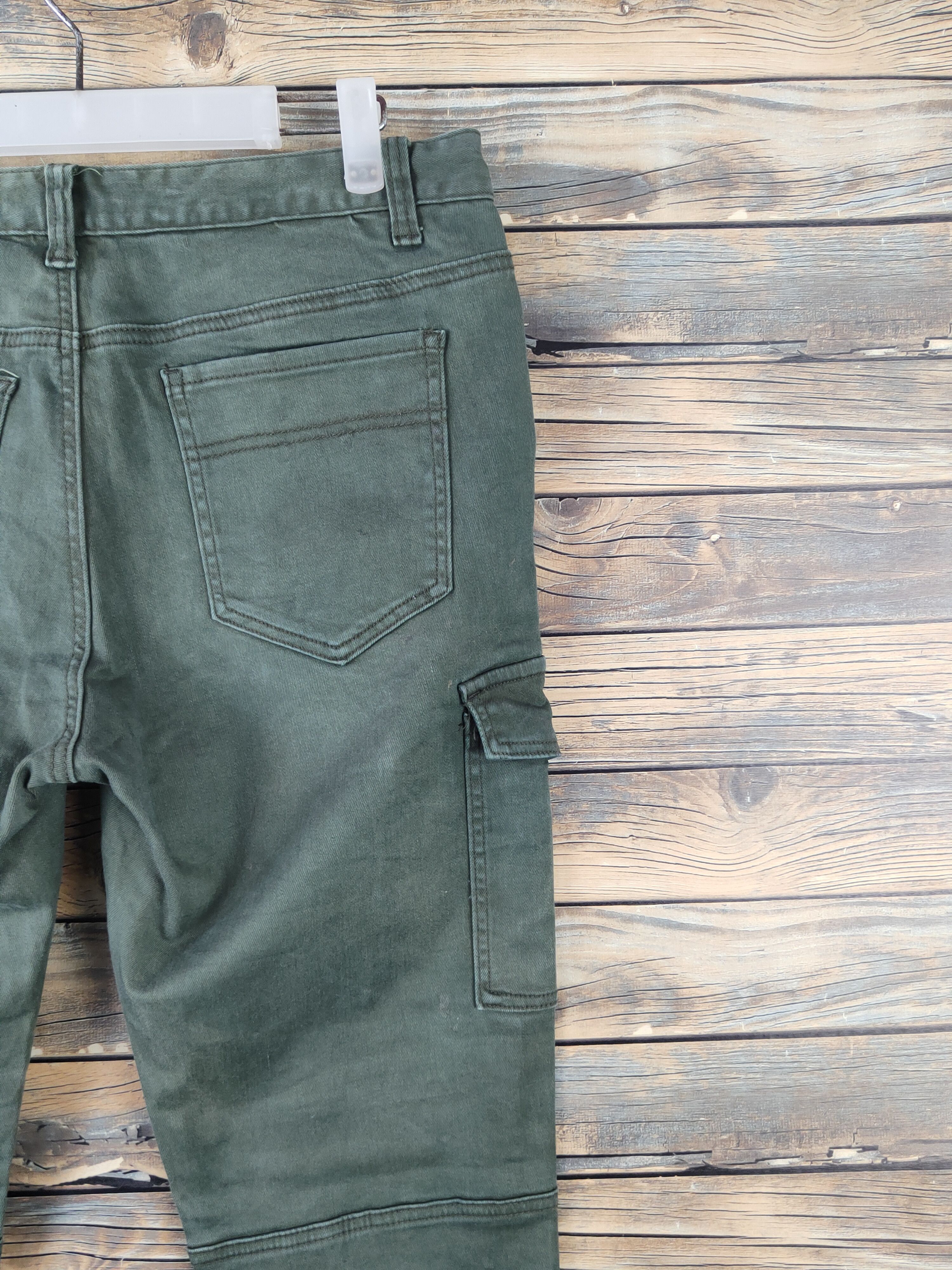 Japanese Brand DLL Invisible Green Multipocket Tactical Cargo Pants #263 Size 31" - 10 Thumbnail