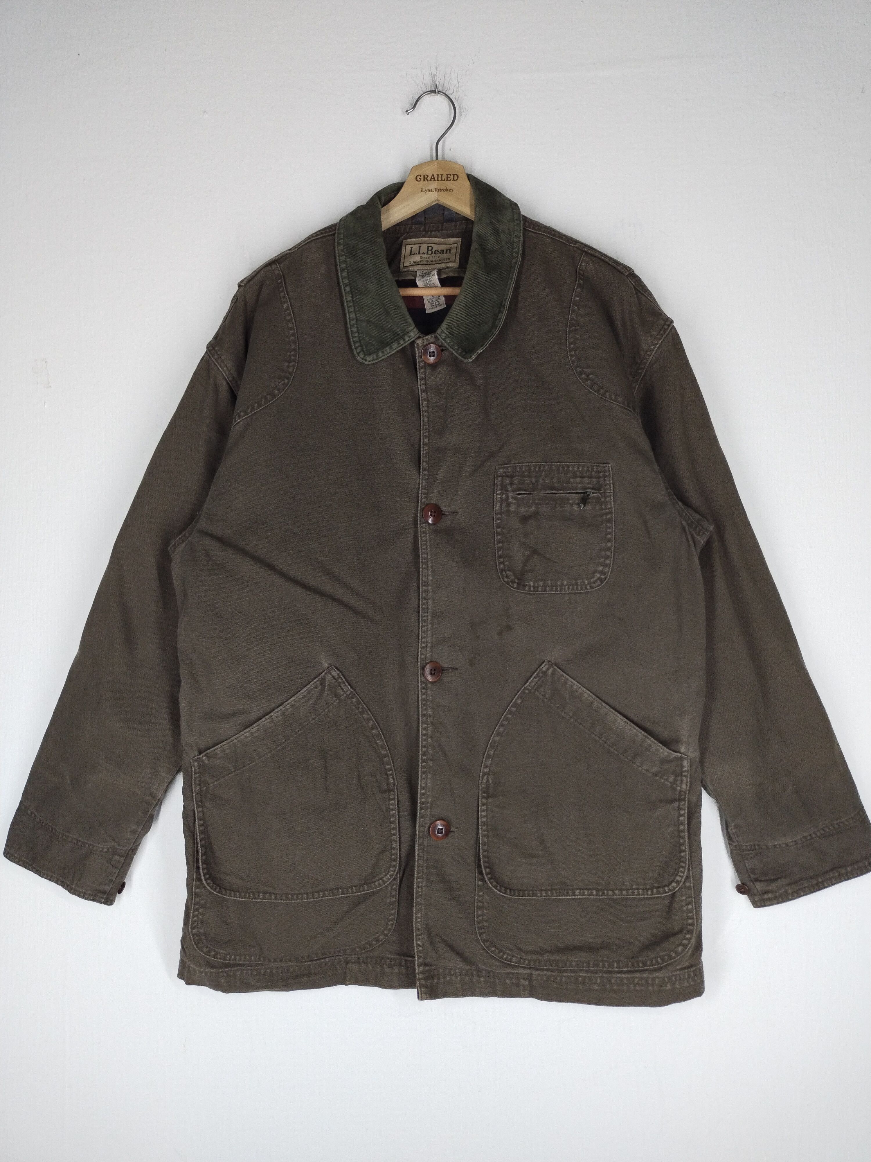 L.L. Bean VTG LL Bean Field Coat Jacket Size US L / EU 52-54 / 3 - 4 Thumbnail