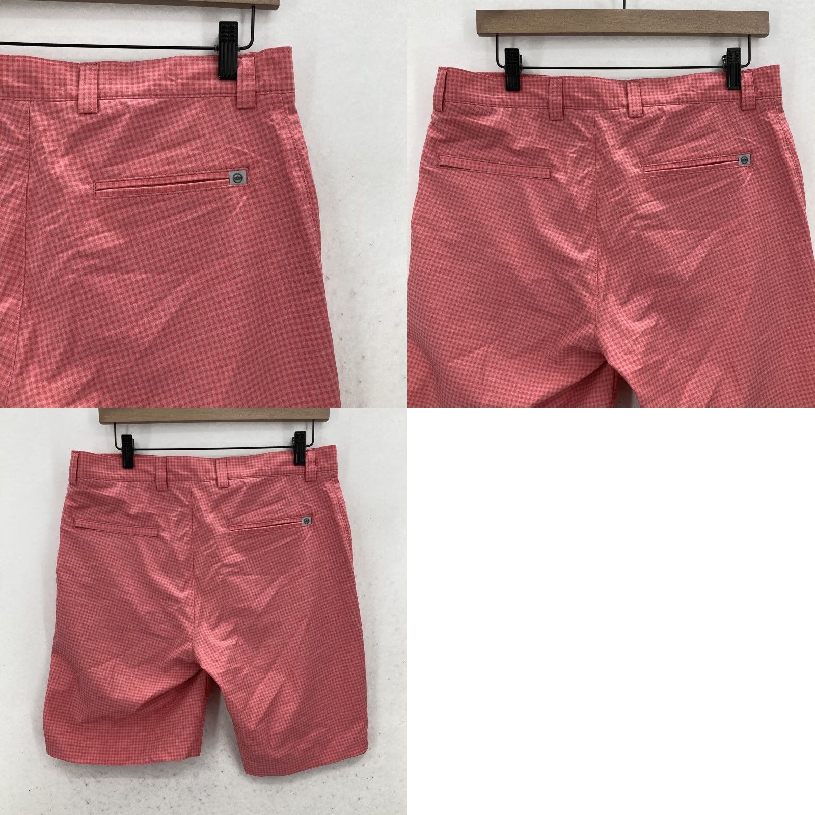 Peter Millar Peter Millar Mens Shorts 32 Gingham Performance Golf Stretch Lightweight Summer Size US 32 / EU 48 - 9 Thumbnail