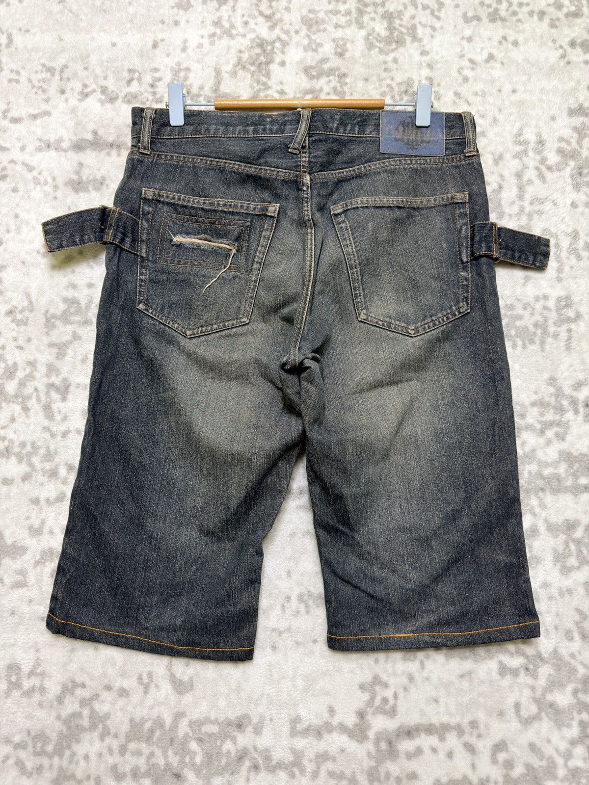 Japanese Brand × Vintage Vintage PPFM Bondage Short Denim Pants Size US 31 - 2 Thumbnail