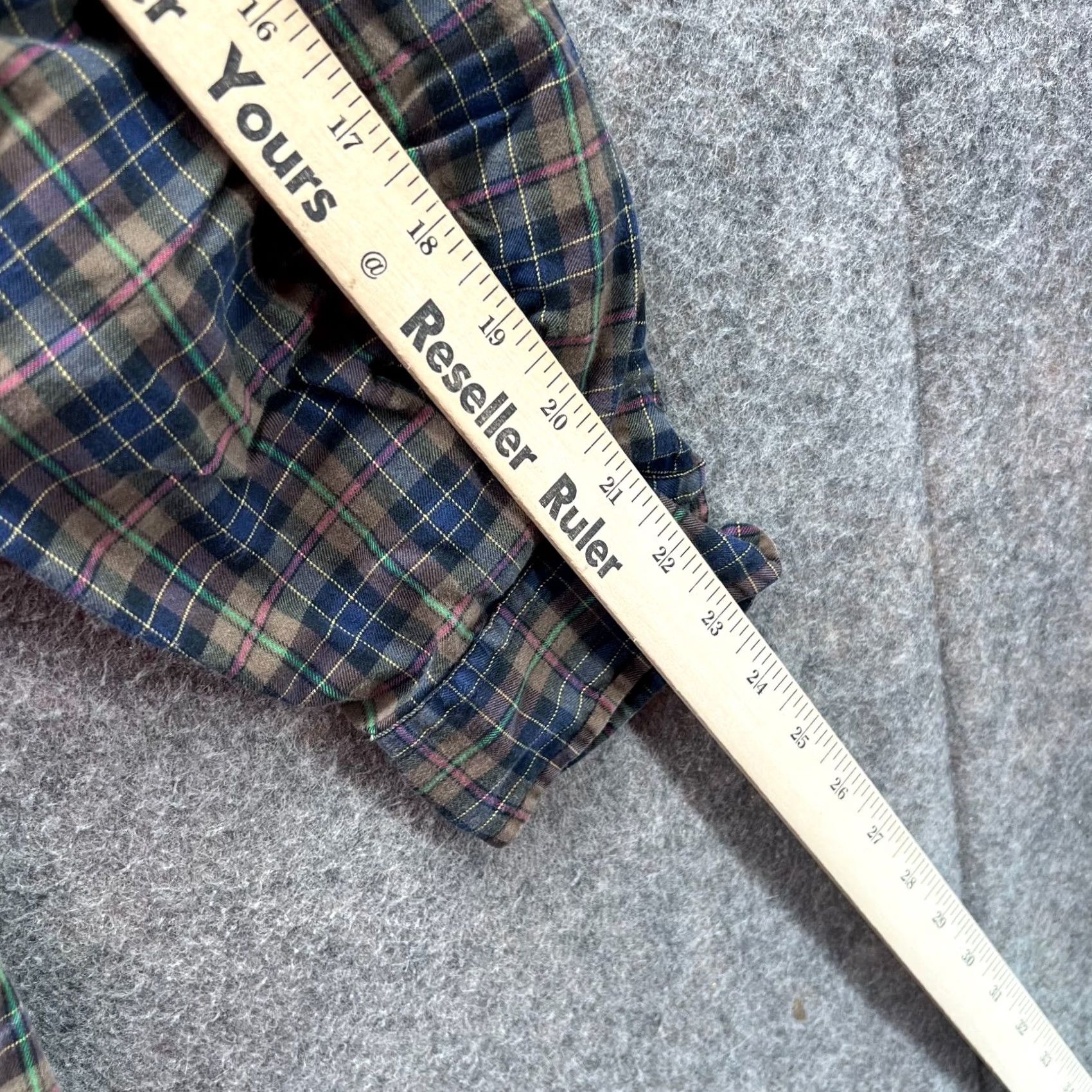 Ralph Lauren VINTAGE Ralph Lauren Shirt Mens L Brown Plaid Button-Down Classic Preppy Size US L / EU 52-54 / 3 - 6 Thumbnail
