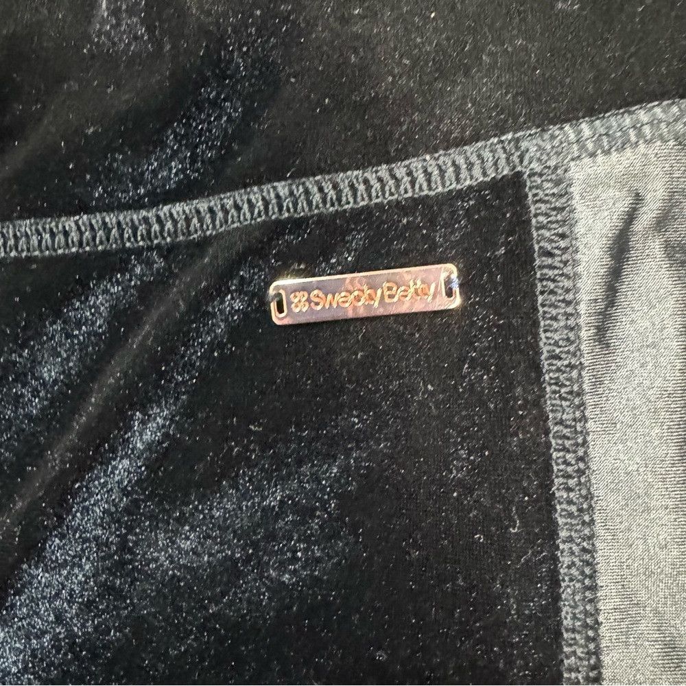 Sweaty Betty Sweaty Betty Velvet Black Leggings Size M Size 32" / US 10 / IT 46 - 6 Thumbnail