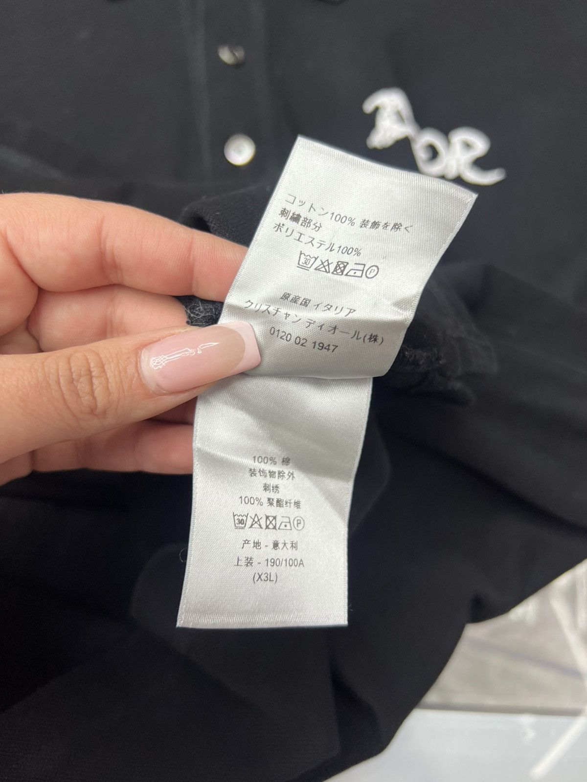 Dior Dior Black Polo Tee Short Sleeve Size US XXL / EU 58 / 5 - 10 Thumbnail