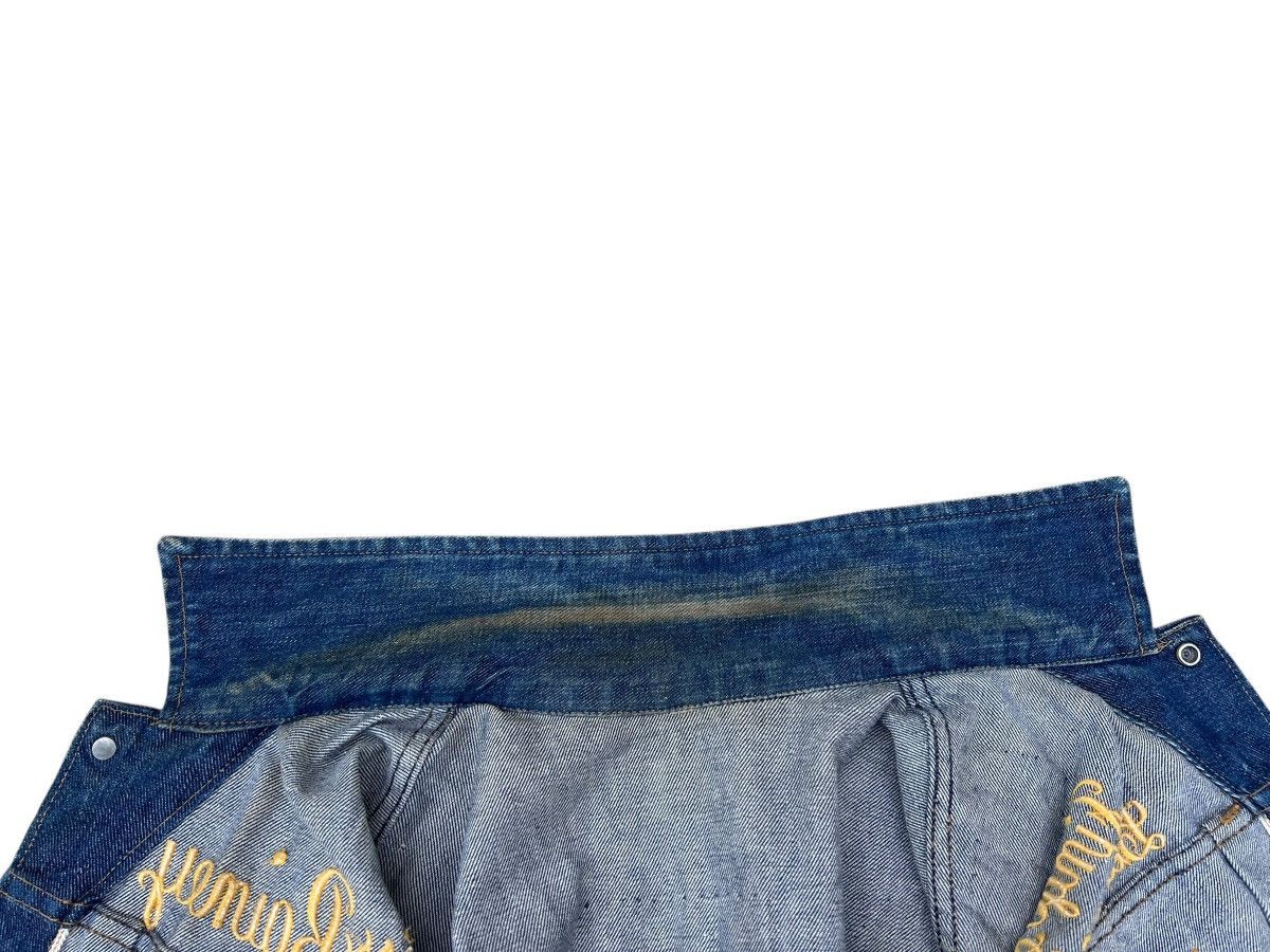 Vintage RARE! 60s Hippie Selvedge Denim Vest Size US L / EU 52-54 / 3 - 14 Thumbnail