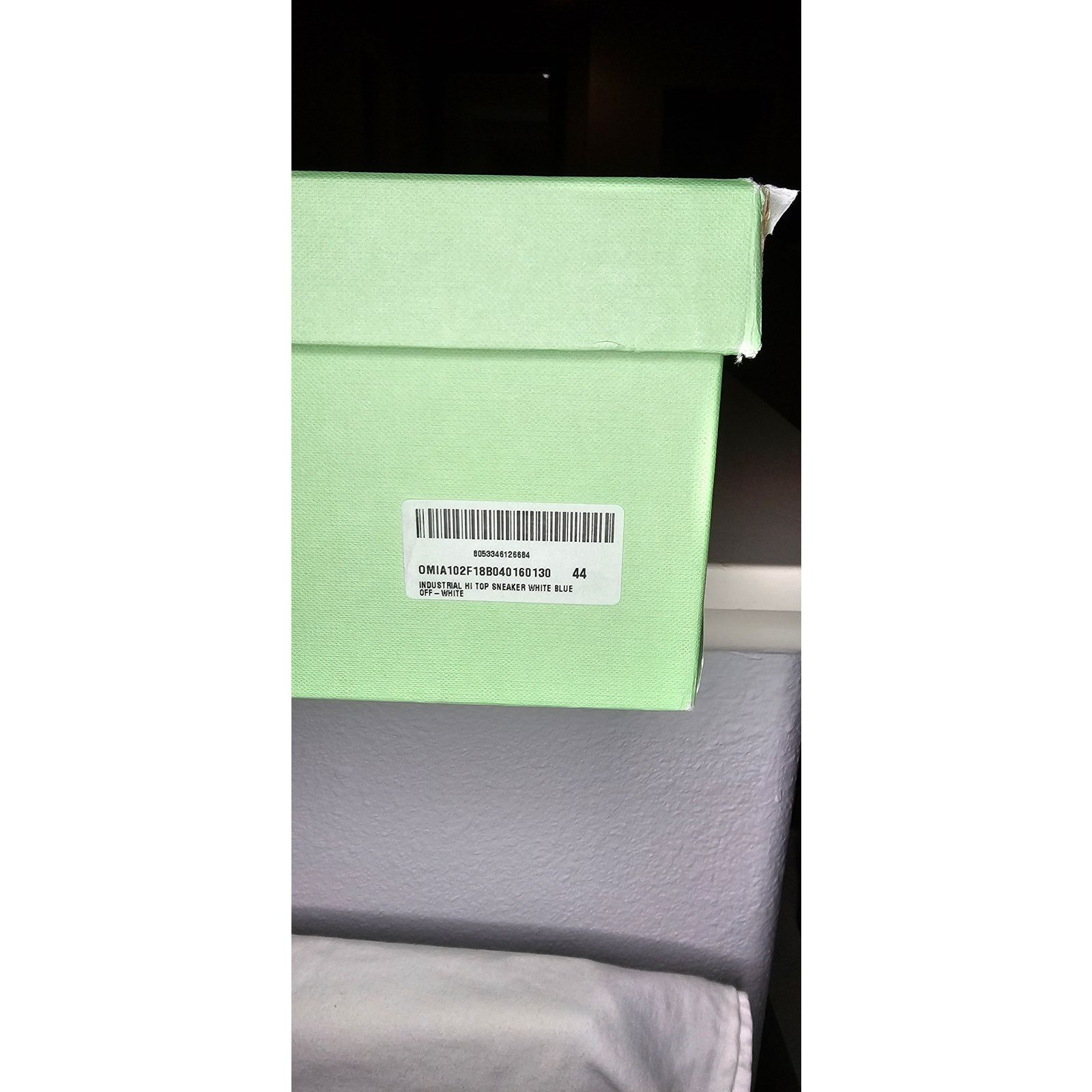 Off-White Off-White White Canvas and Leather Industrial High Top Size US 11 / EU 44 - 17 Thumbnail