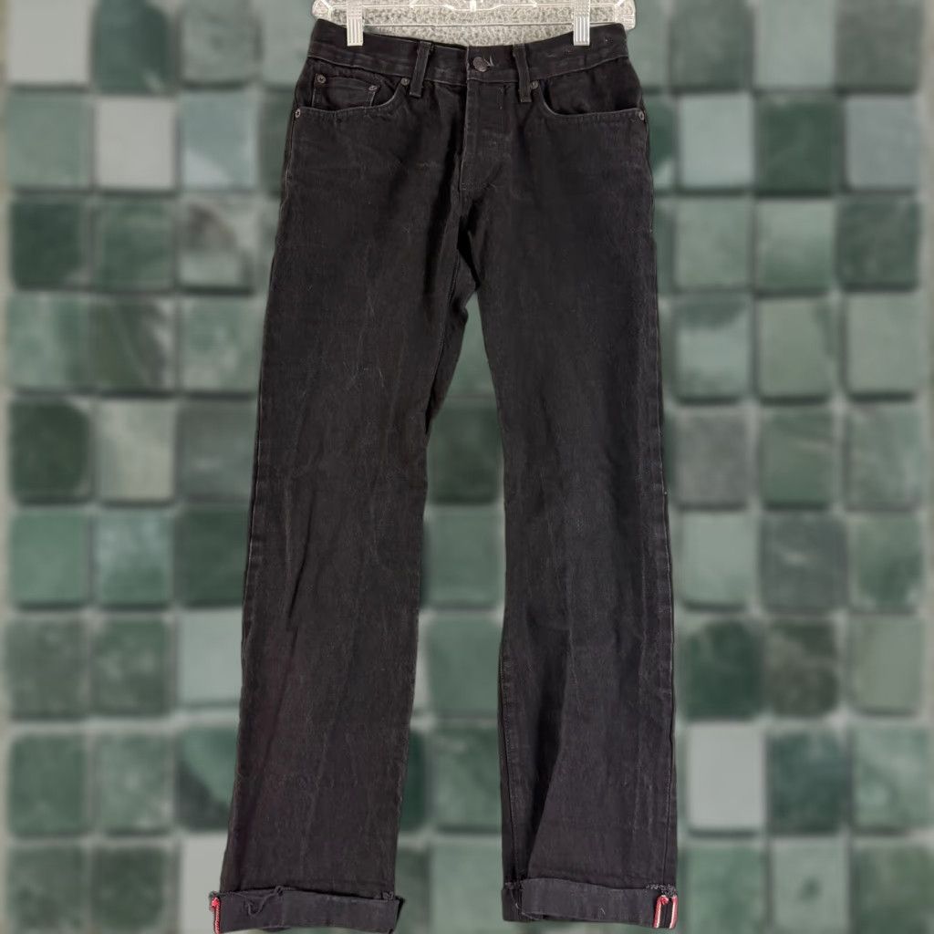Imogene + Willie Imogene + Willie Henry Jeans Mens 27 Black Denim Selvedge Vidalia Mills USA Made Jeans Size US 27 - 1 Thumbnail
