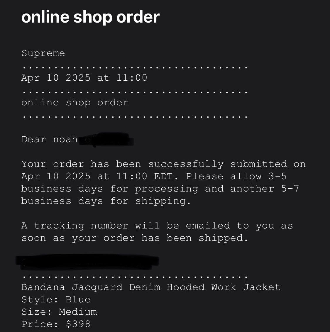 Supreme Supreme Bandana Jacquard Denim Hooded Work Jacket Size US M / EU 48-50 / 2 - 4 Thumbnail