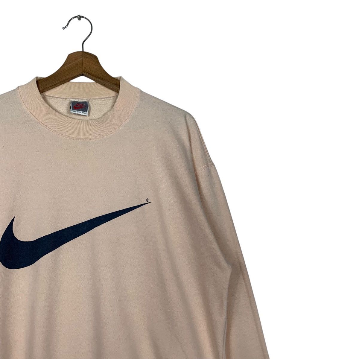 Nike Vintage 90's NIKE Big Logo Crewneck Sweatshirt #2946-C133 Size US L / EU 52-54 / 3 - 4 Thumbnail