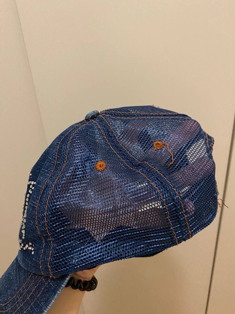 Japanese Brand × Vintage × Von Dutch Von Dutch custommade originalg rhinestones cap Size ONE SIZE - 3 Thumbnail