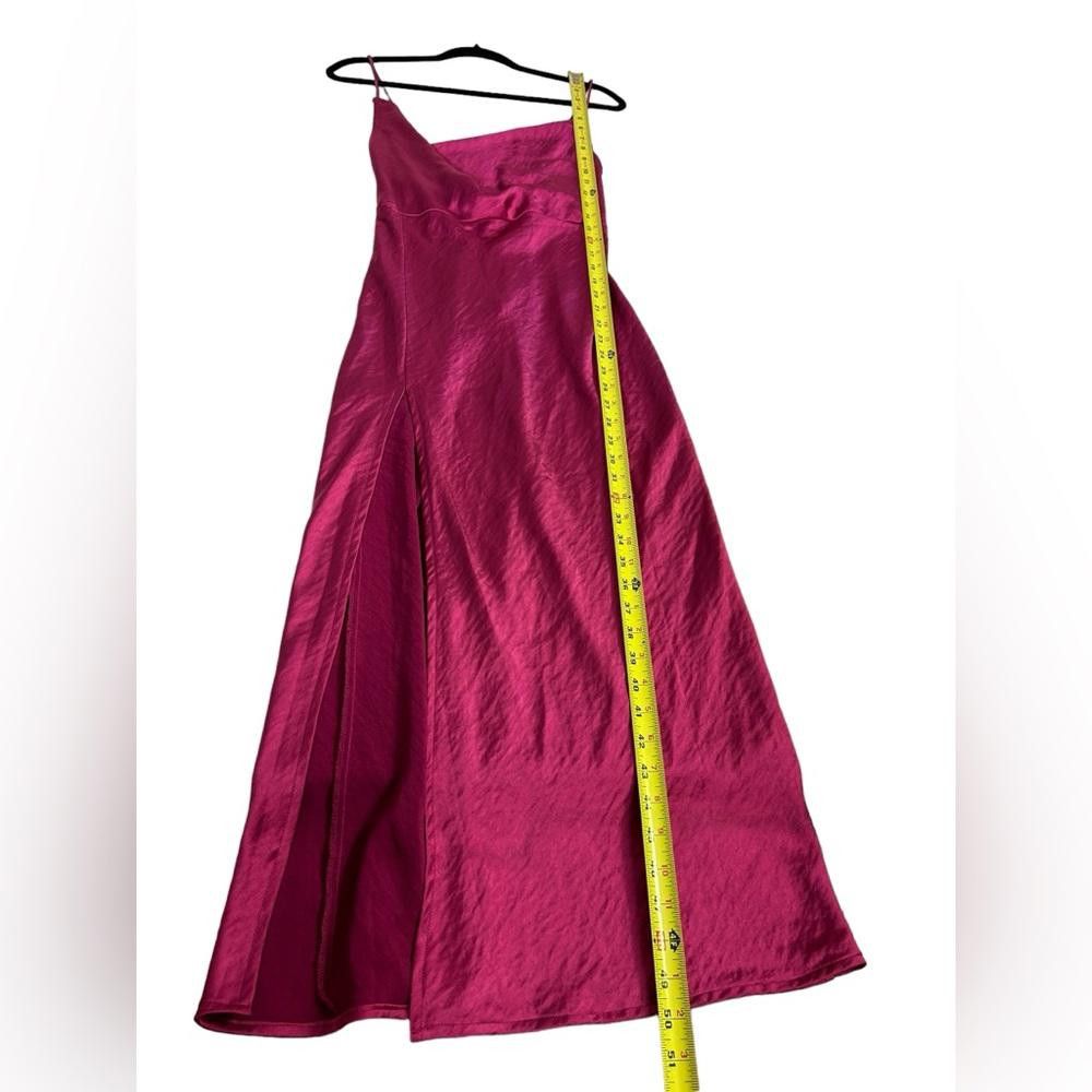 Lioness Lioness l NWT Walk The Line Satin Magenta Midi Dress Small Size S / US 4 / IT 40 - 7 Thumbnail