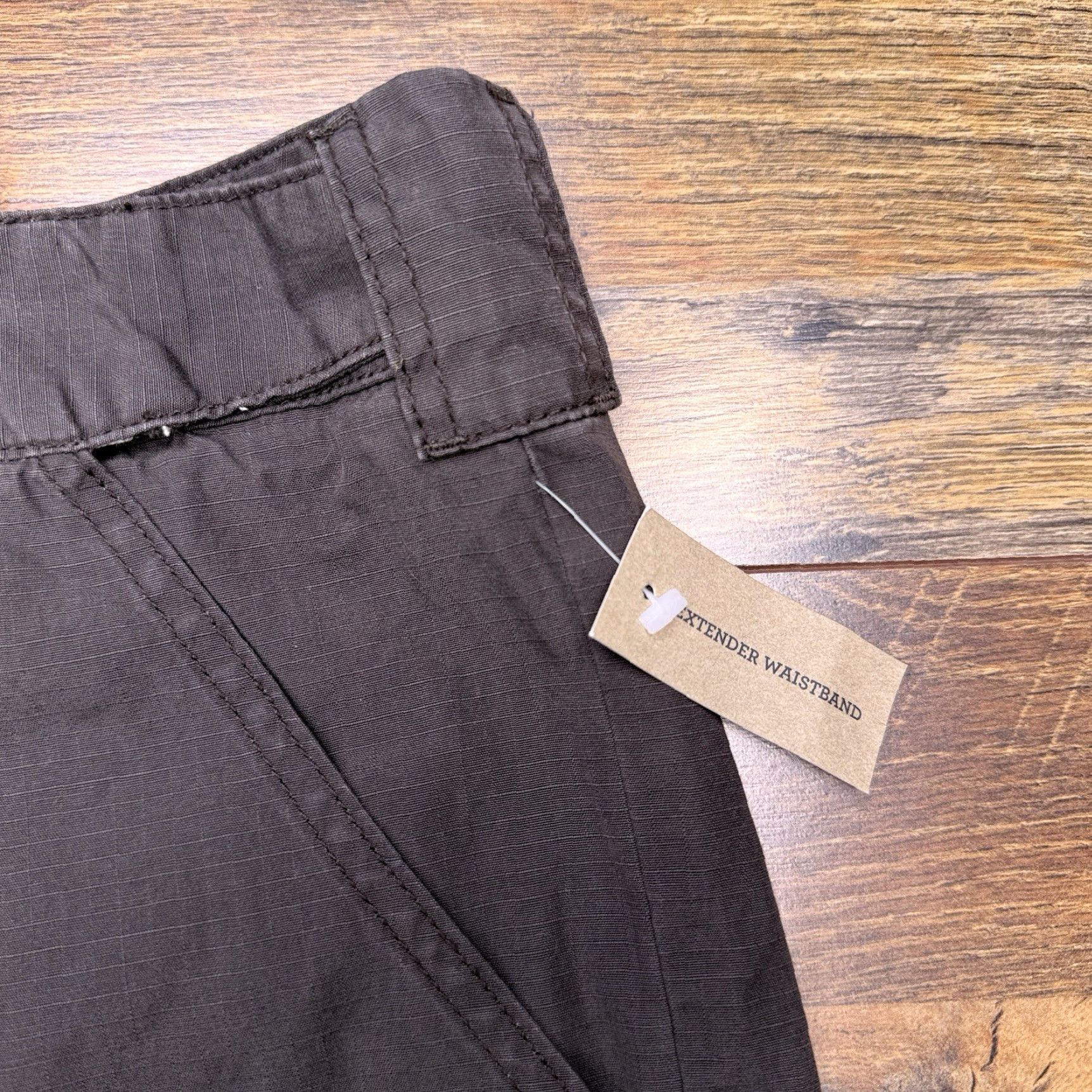 Vintage Foundry Cargo Shorts Mens 48 Gray Regular Waistband Extender New Size US 32 / EU 48 - 3 Thumbnail