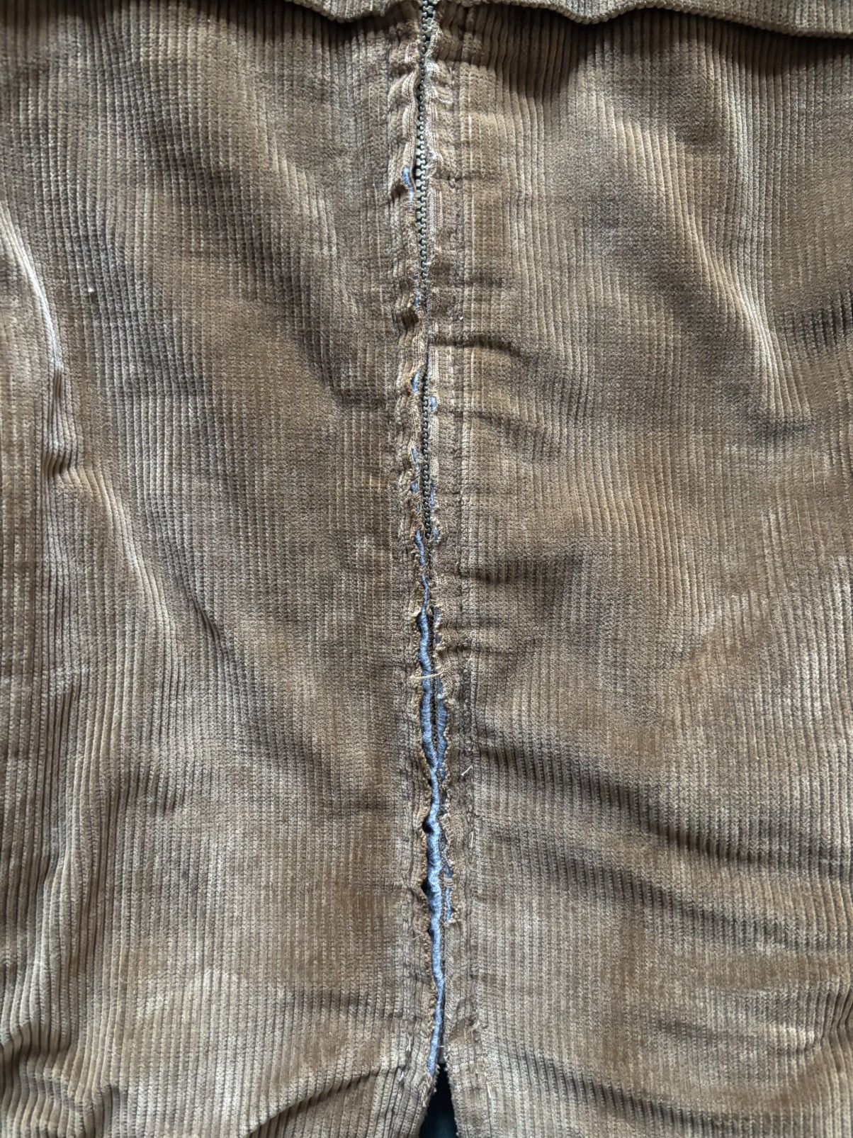 Vintage 1940s Town & Country Patchwork Corduroy Sherpa Lined Jacket Size US L / EU 52-54 / 3 - 11 Thumbnail
