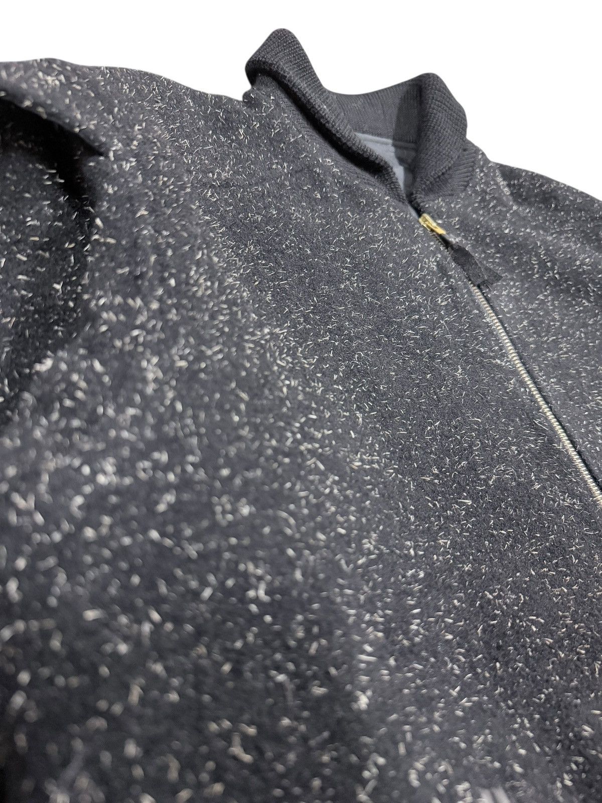If Six Was Nine Btg🔥80’s Wool Alpaca Bomber Shawl Collar Zipper Jacket Size US L / EU 52-54 / 3 - 13 Thumbnail