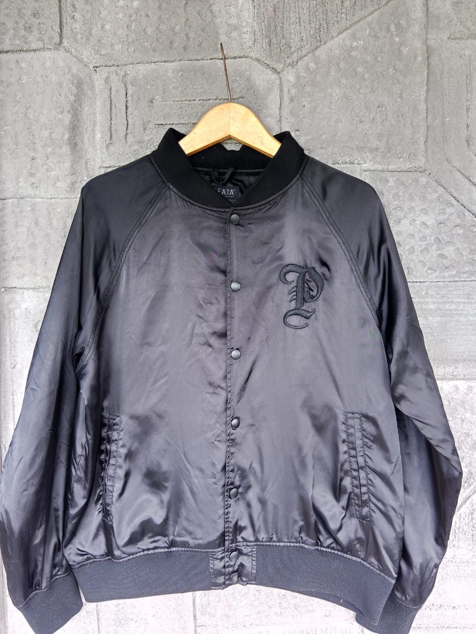 Poltergeist leata bomber jacket