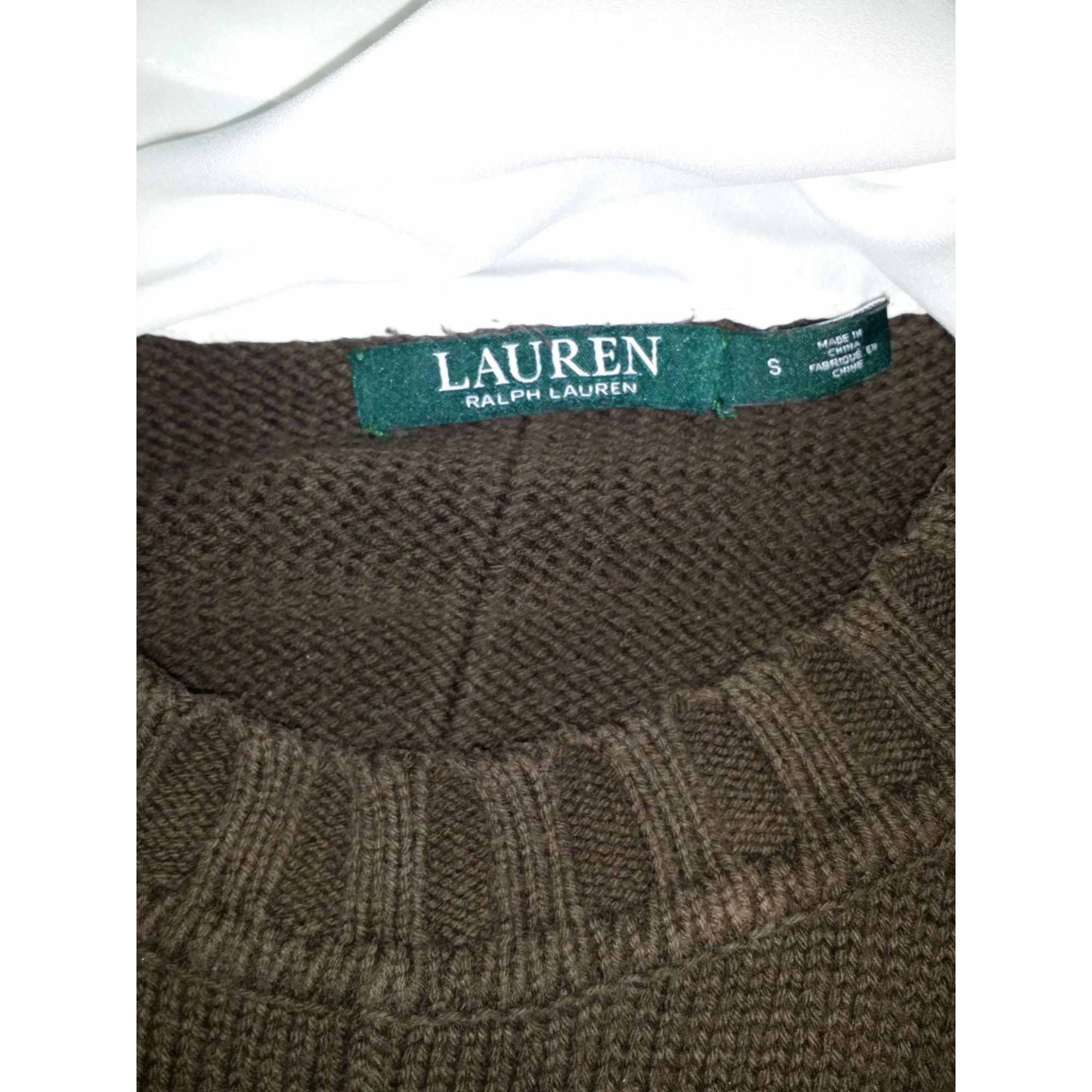Lauren Ralph Lauren Lauren Ralph Lauren Cable Knit Sweater Women Sz S Collared B Size S / US 4 / IT 40 - 5 Thumbnail