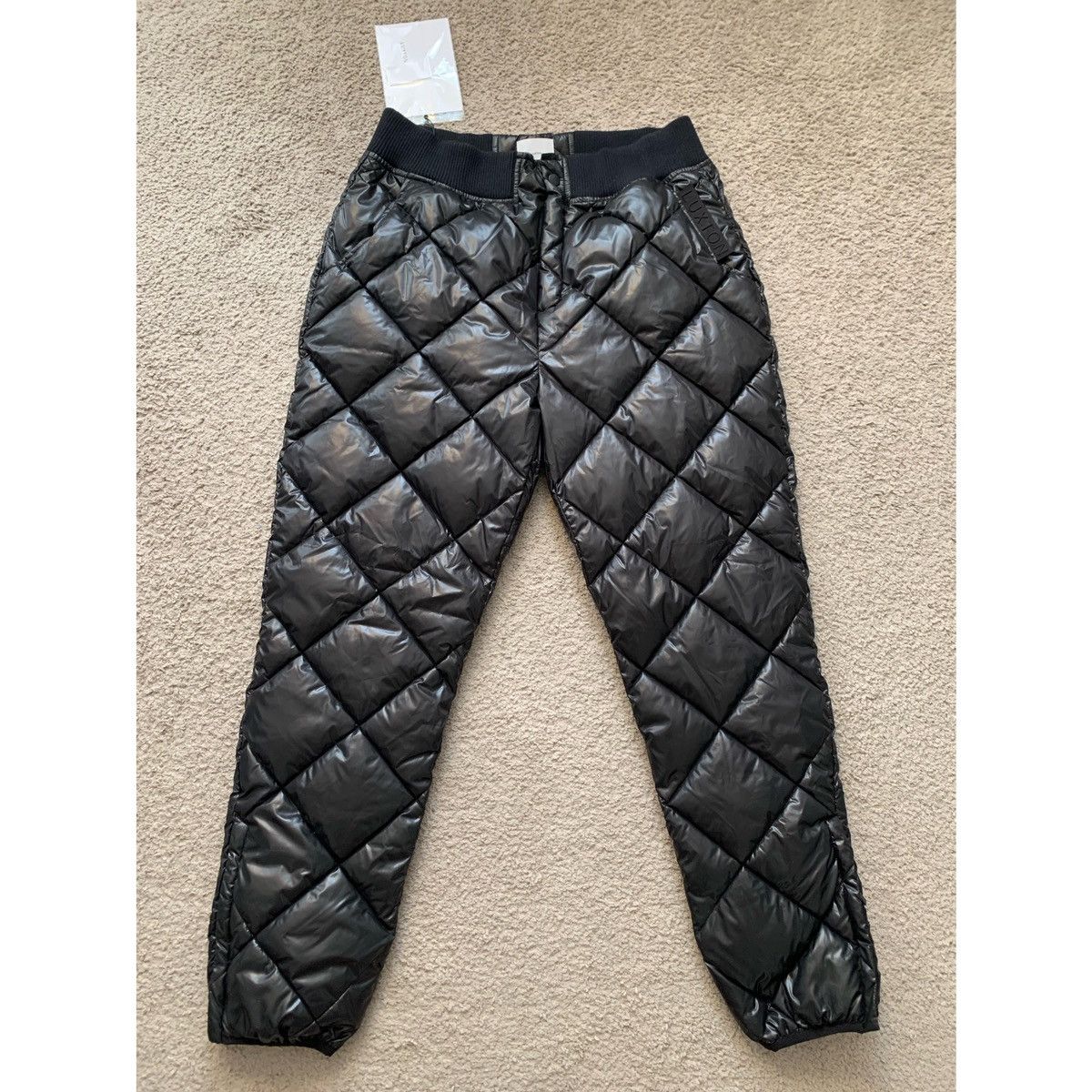 Other LUXTON LUXURY BLACK QUILTED PUFFER PANTS Size US 32 / EU 48 - 1 Thumbnail