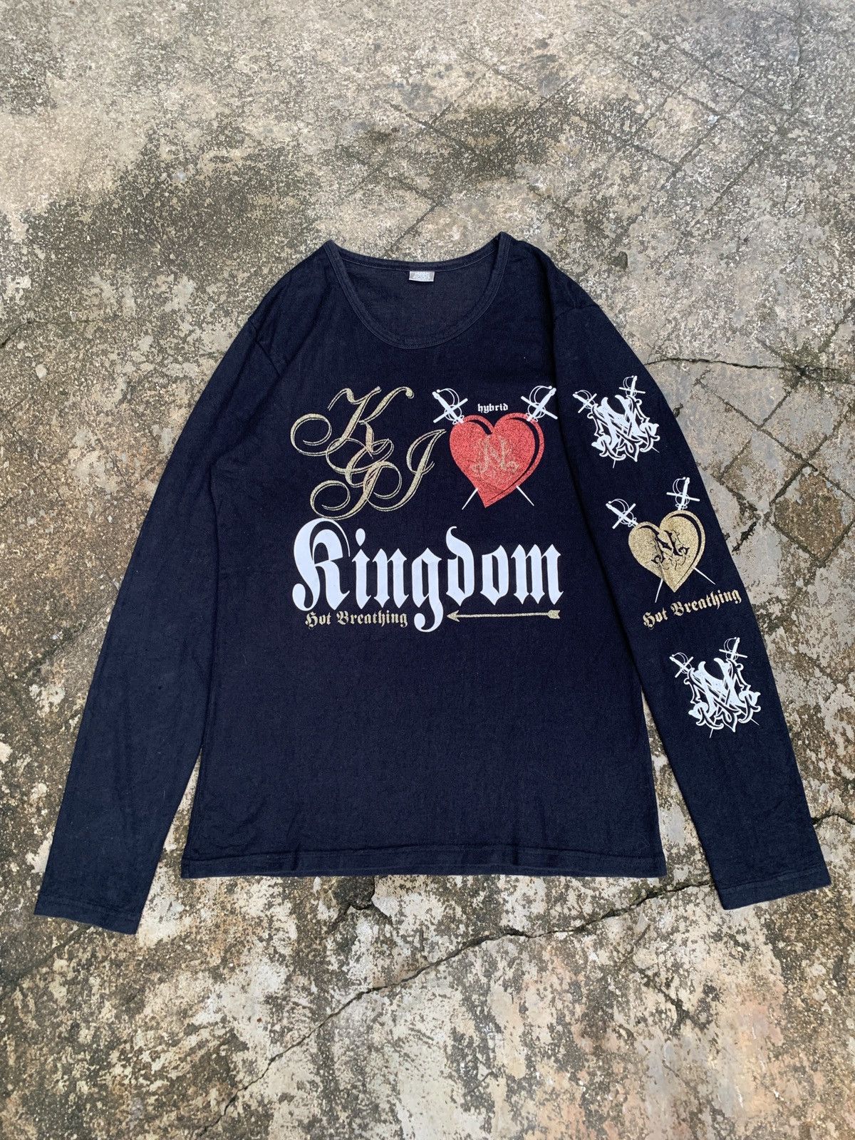 If Six Was Nine × Japanese Brand × Le Grande Bleu (L.G.B.) y2k Cornflake Japan Emo Graphic Longsleeve Top Size L / US 10 / IT 46 - 1 Thumbnail
