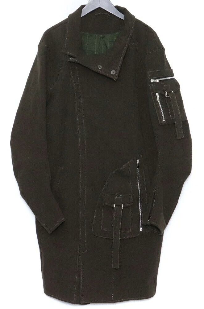 Incarnation Incarnation Double Breast Moto Canvas Cotton Coat Size US M / EU 48-50 / 2 - 1 Thumbnail
