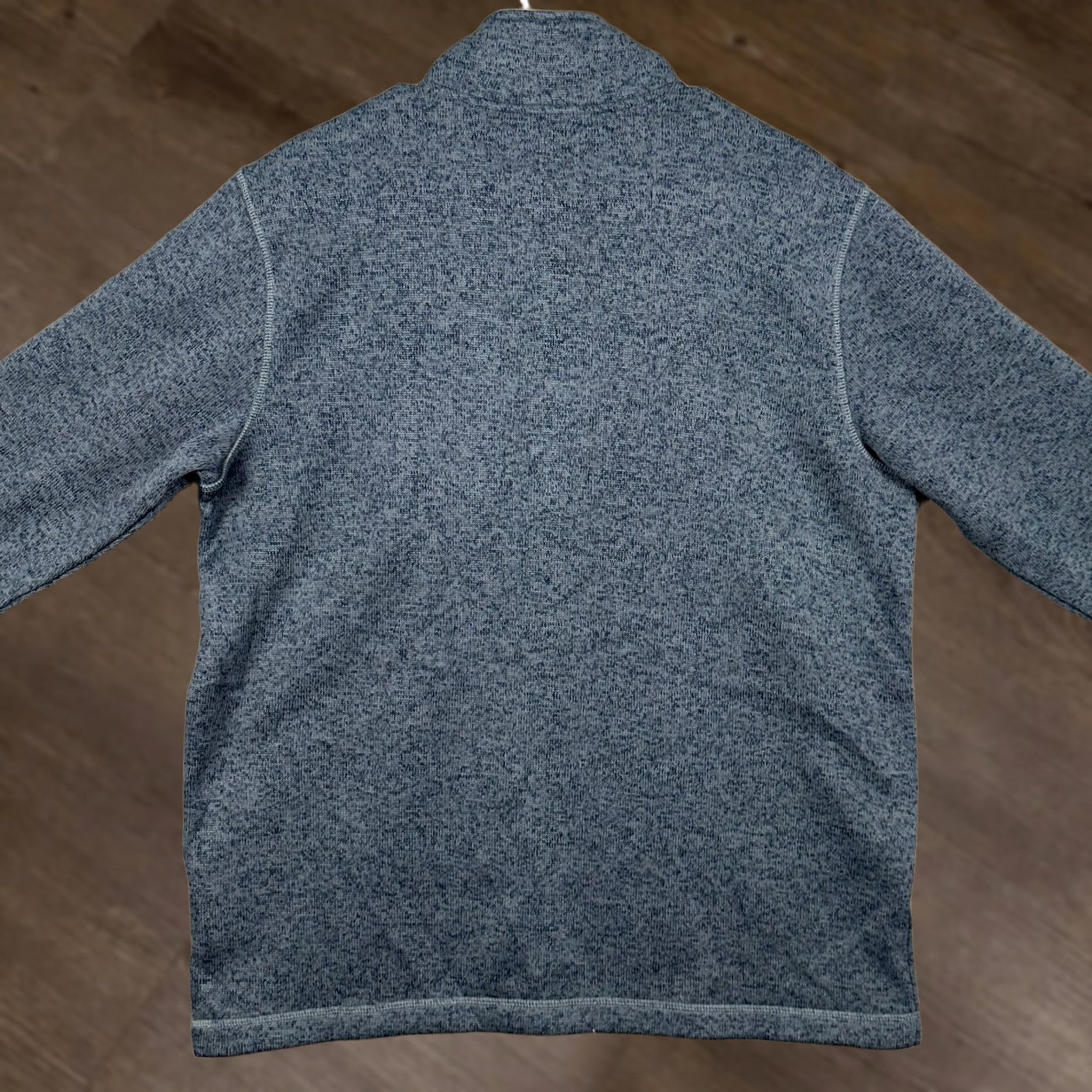 Eddie Bauer Eddie Bauer Pullover Sweater Men Large Blue Fleece Lined Pocket 1/4 Zip Logo Size US L / EU 52-54 / 3 - 1 Thumbnail