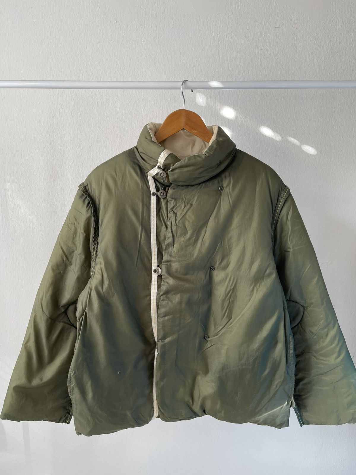 Grailed × Japanese Brand 2000s JipiJapa Army Green Puffer Reversible Jacket Size US L / EU 52-54 / 3 - 3 Thumbnail