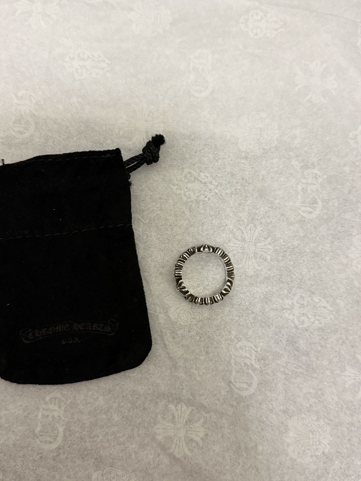 Chrome Hearts Chrome Hearts Silver Ring Wave Plus Size ONE SIZE - 2 Thumbnail