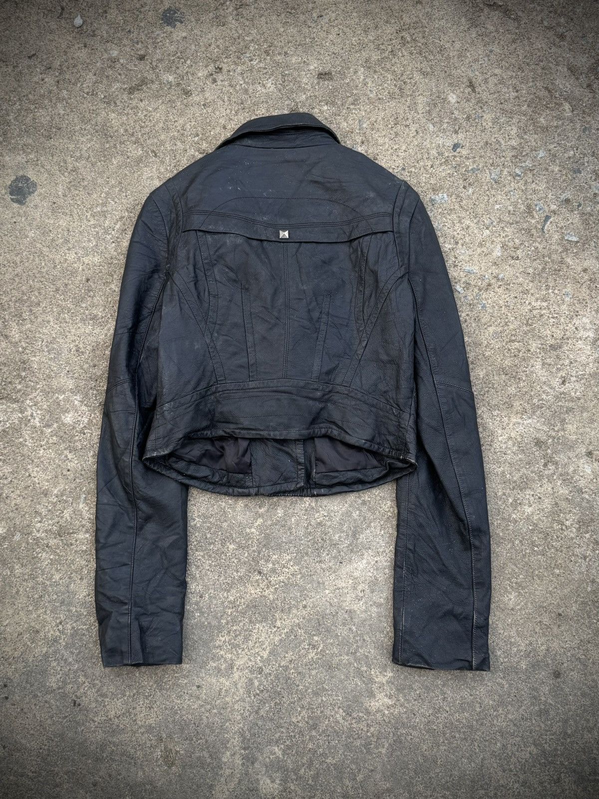 Ekam Leather Biker Jacket Japanese Brand Asymmetrical 14th Styled Size US S / EU 44-46 / 1 - 3 Thumbnail