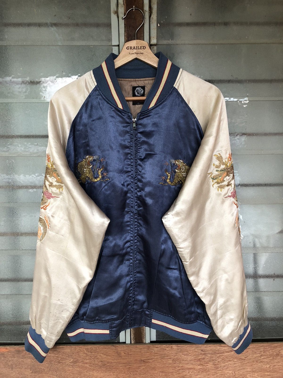 Vintage Vintage Traditional Japanese Toyo Enterprise Sukajan Jacket Size US L / EU 52-54 / 3 - 1 Thumbnail