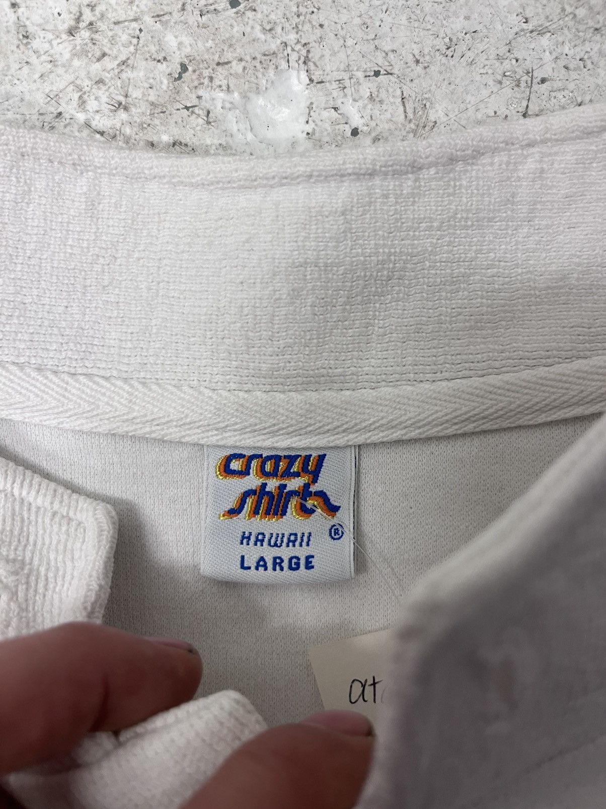 Vintage Vintage white crazy shirts las vegas golf sweatshirt Size US L / EU 52-54 / 3 - 3 Thumbnail