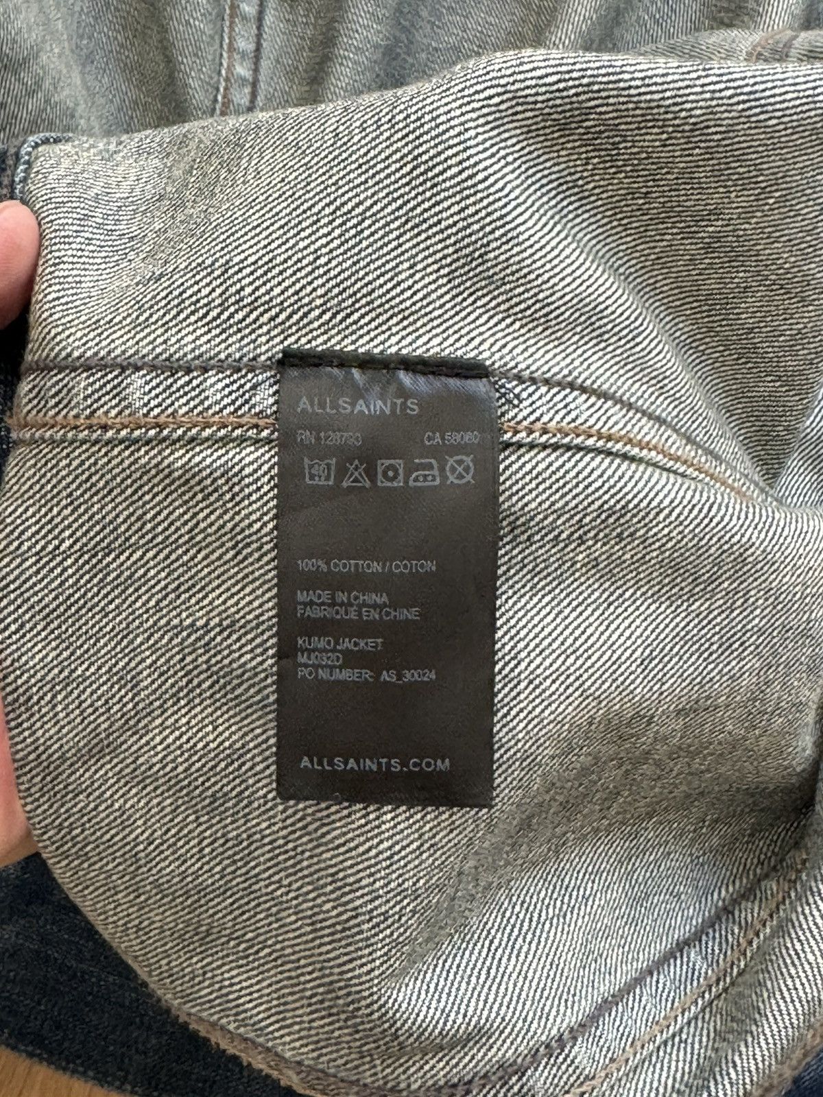 Allsaints Allsaints Kumo Denim Jean Jacket Size US M / EU 48-50 / 2 - 6 Thumbnail