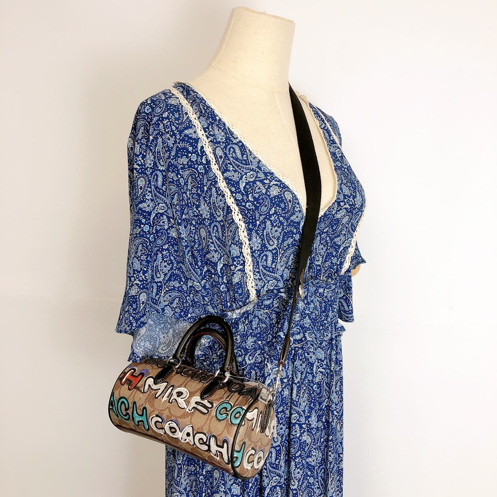 Coach CM094 Coach X Mint + Serf Lacey IN Khaki Multi