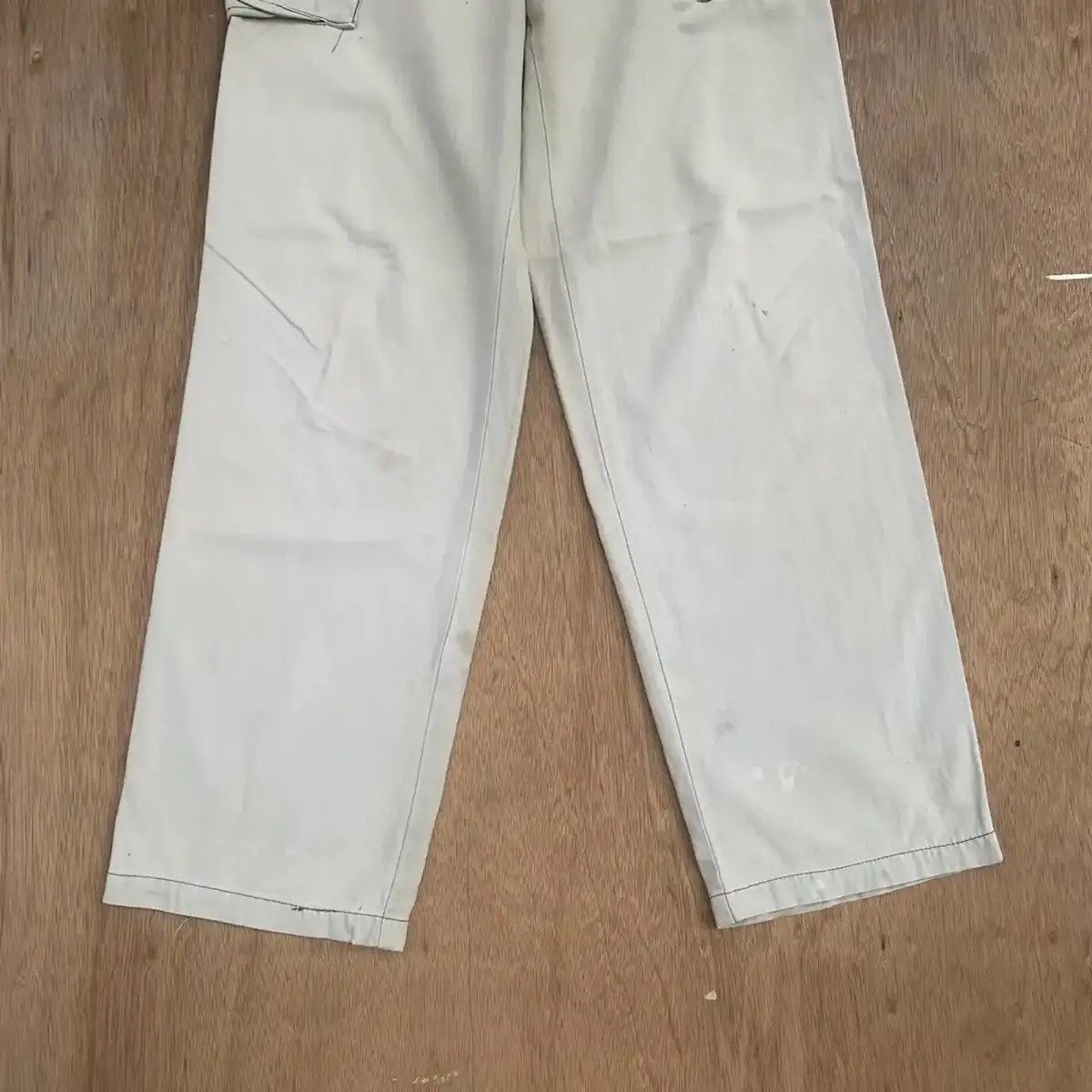 Japanese Brand SUN FADED‼️VINTAGE ARMY TROUSERS HBT MONKEY CARGO PANTS RARE Size US 28 / EU 44 - 4 Thumbnail