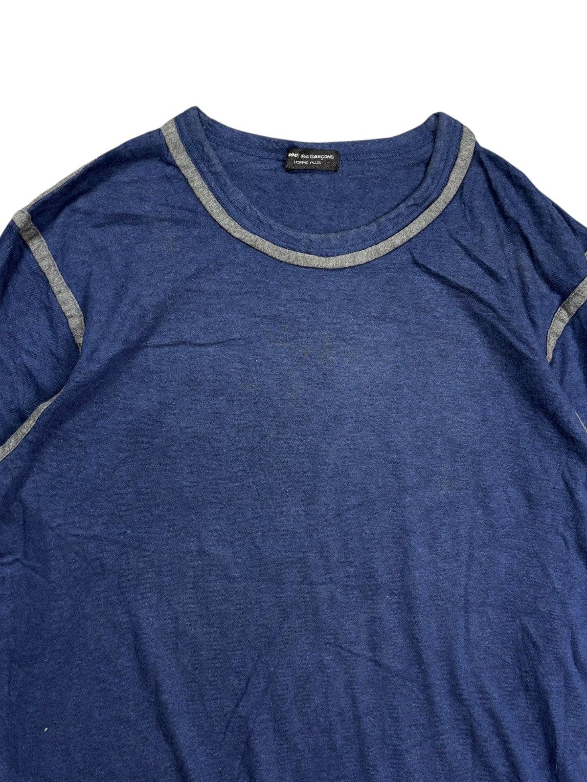 Comme des Garcons Homme Plus 1998 CDGHP - Contrast Stitching Longsleeve Size US M / EU 48-50 / 2 - 4 Thumbnail