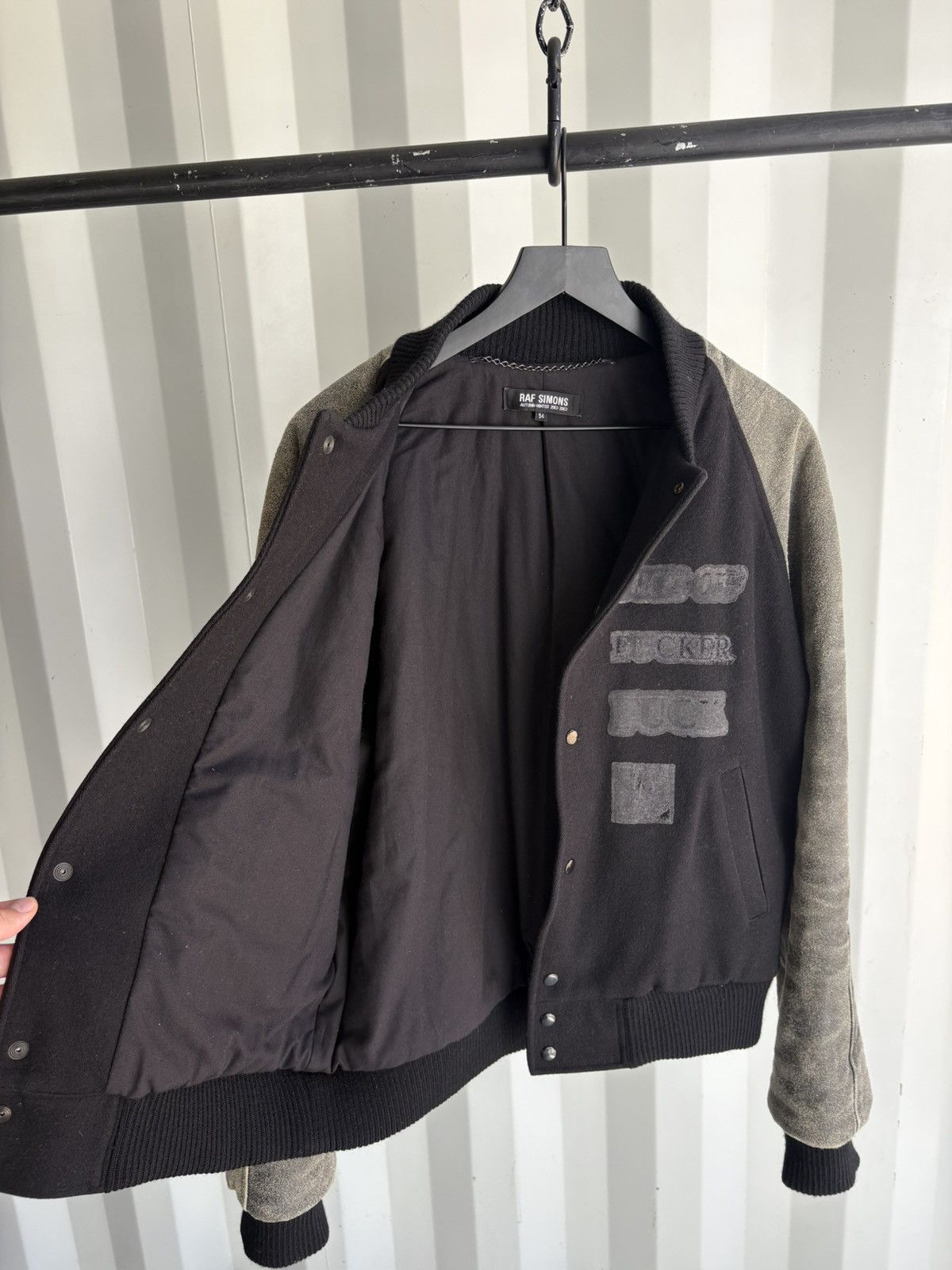Raf Simons Raf Simons AW2002-2003 “Virginia Creeper” Varsity Jacket Size US XL / EU 56 / 4 - 7 Thumbnail