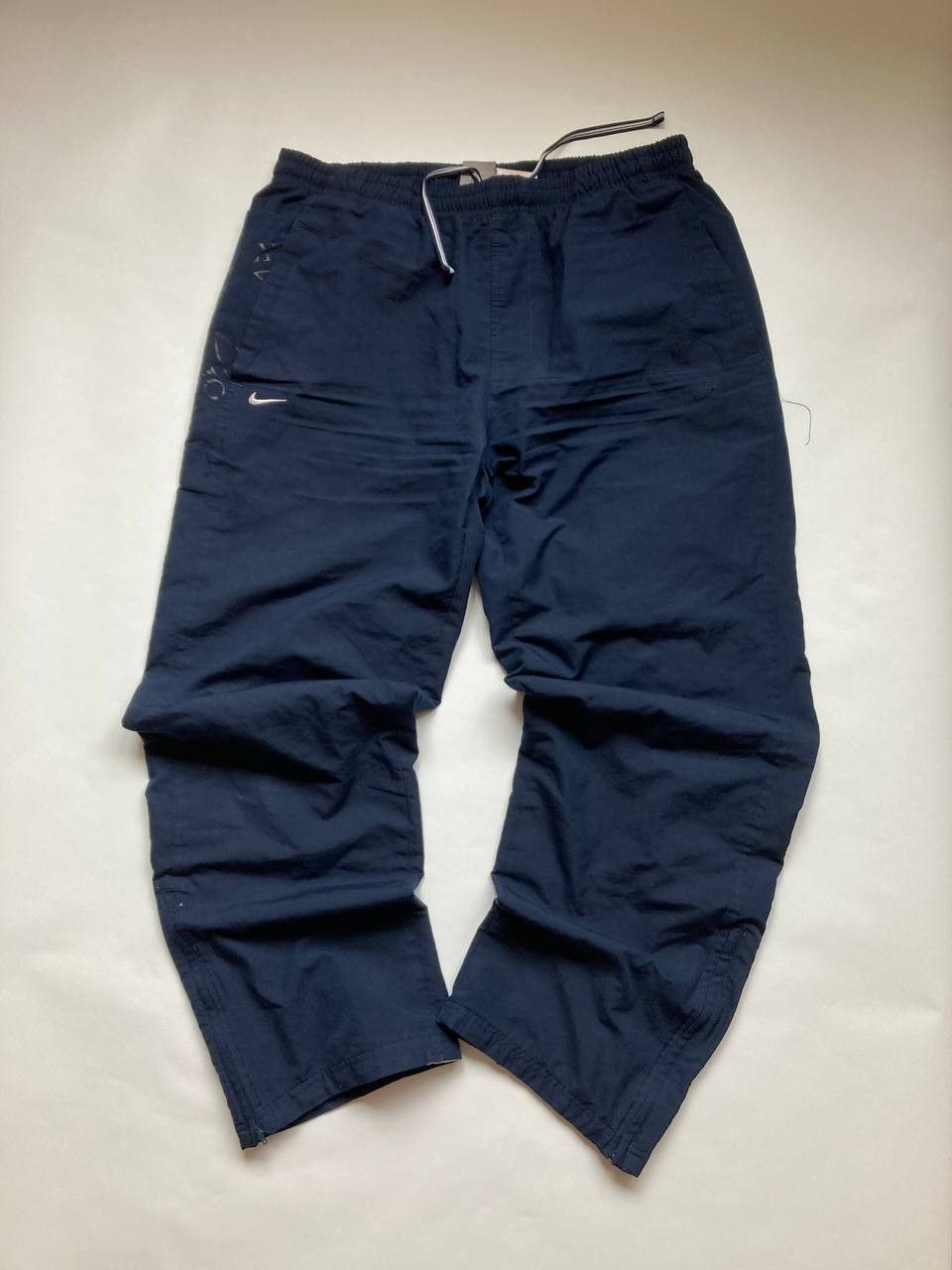 Nike × Vintage Vintage Nike Track Pants Nylon Drill Y2K Style Size US 36 / EU 52 - 1 Thumbnail