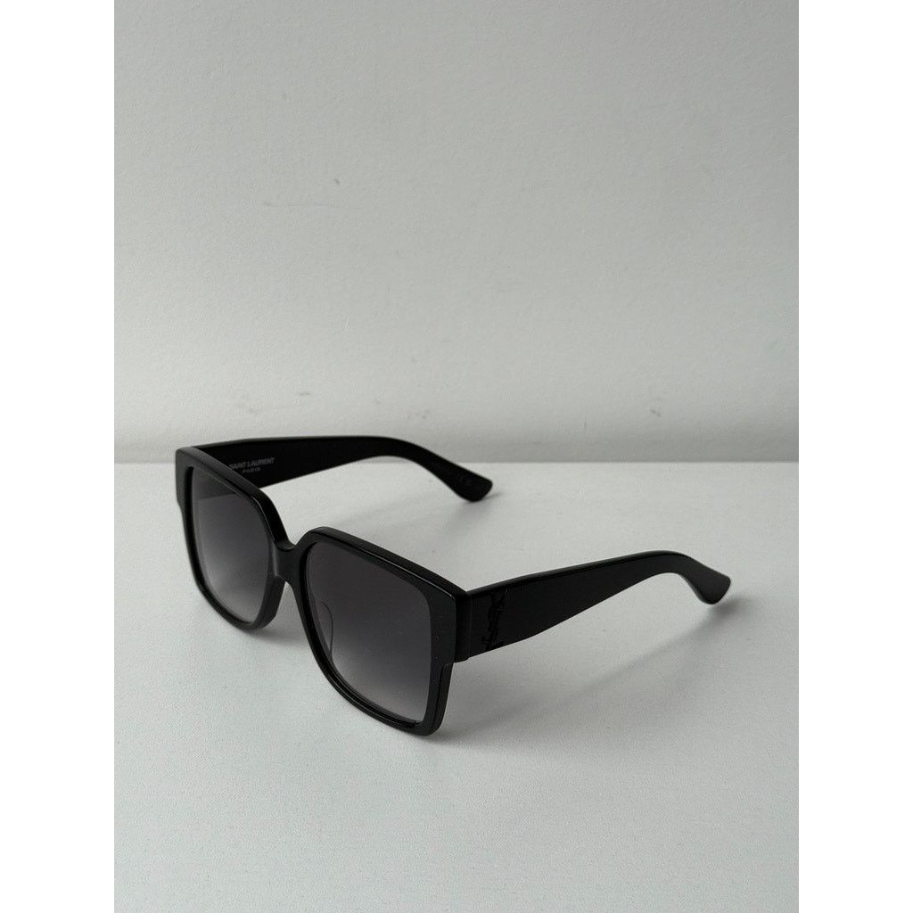 Saint Laurent Paris NEW Saint Laurent SL M9/F Black Square Oversized Sunglasses Size ONE SIZE - 3 Thumbnail