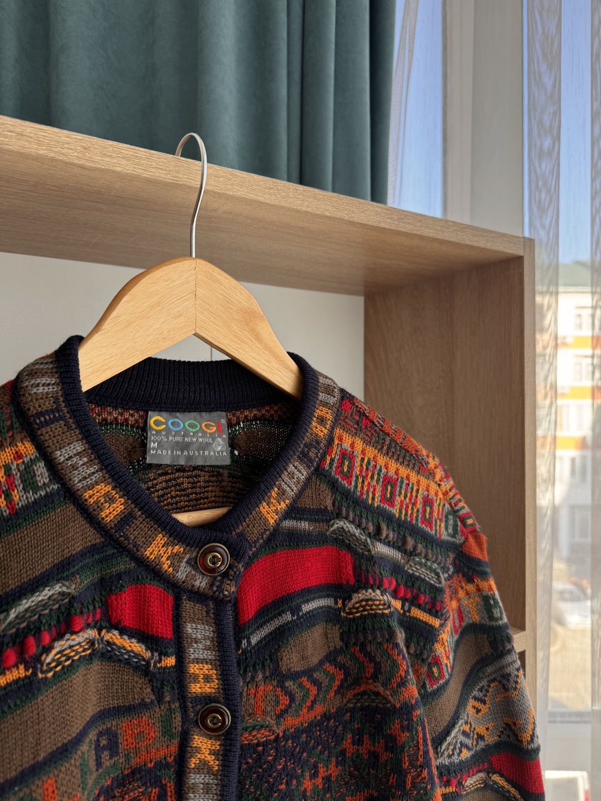 Coogi × Vintage VTG Coogi Pure New Wool Luxury 90’s Walkabout Koala Cardigan Size S / US 4 / IT 40 - 8 Thumbnail