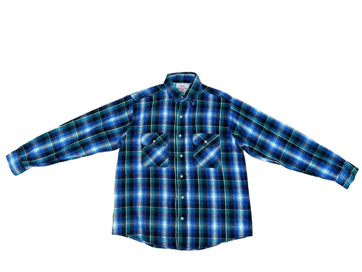 Flannel Vintage 1994 Levi’s Alaska Outdoor Plaid Flannel Shirt Size US M / EU 48-50 / 2 - 1 Thumbnail