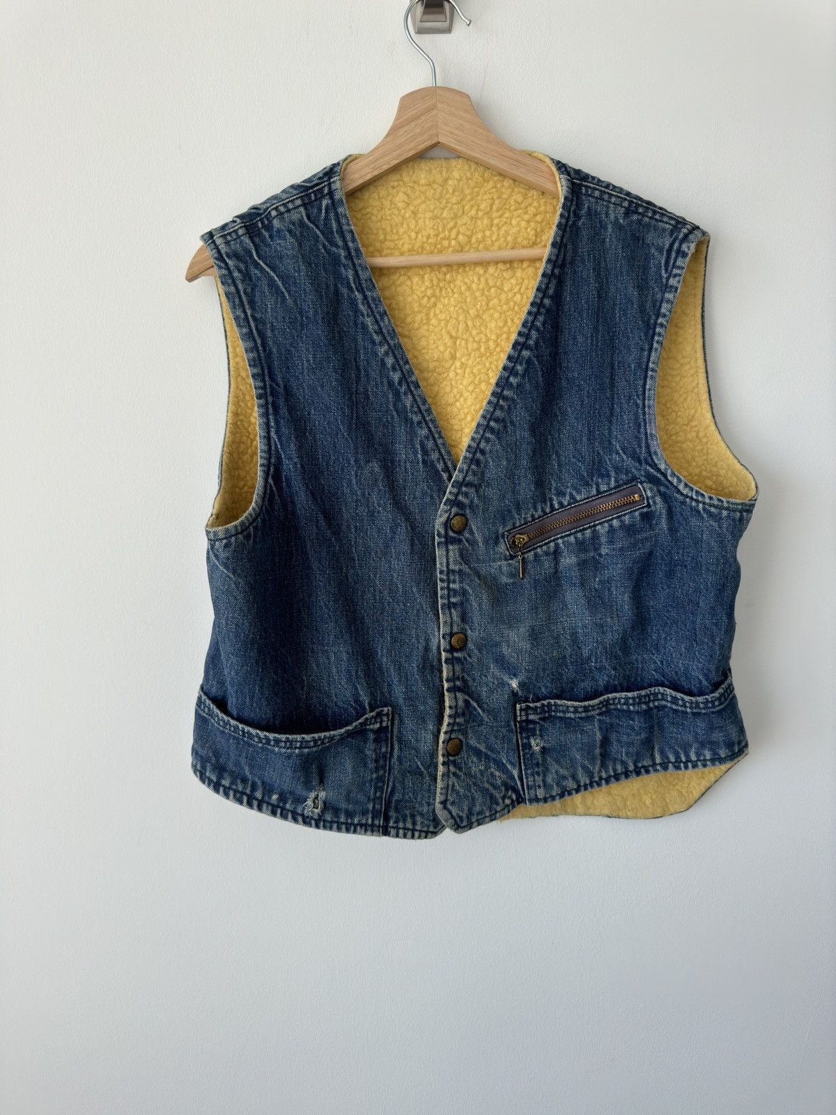 Carter's Vintage Carter’s Denim Sherpa Lined Work Vest Size US M / EU 48-50 / 2 - 1 Thumbnail