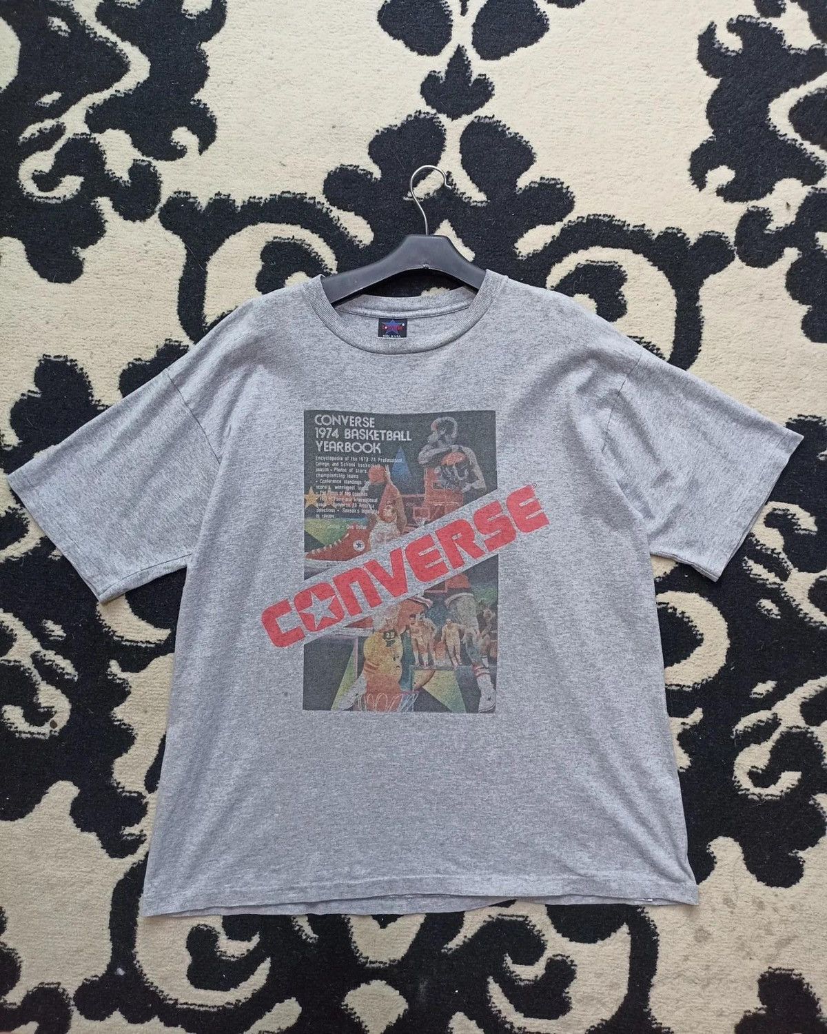 image of Converse 1974 Yearbook in Grey, Men's (Size Large)