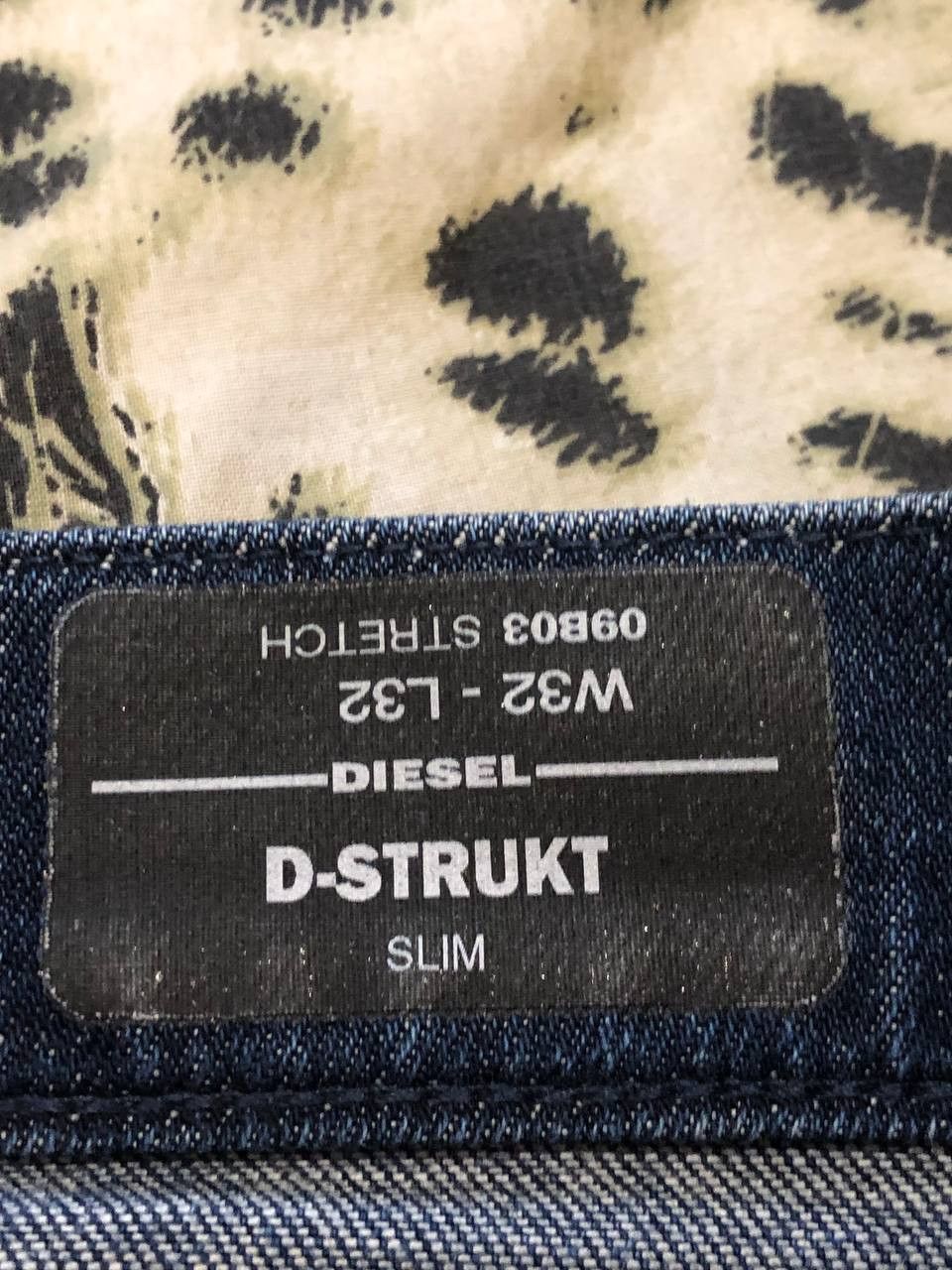 Diesel DIESEL D-STRUKT Slim Stretch Denim Jeans Size US 32 / EU 48 - 2 Thumbnail