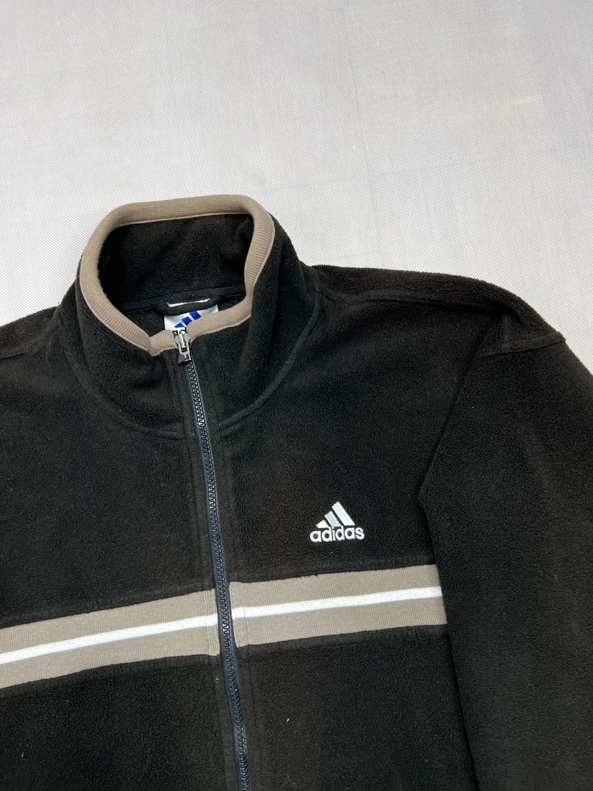 Adidas × Vintage Fleece Jacket Adidas vintage 90’s Size US XL / EU 56 / 4 - 2 Thumbnail