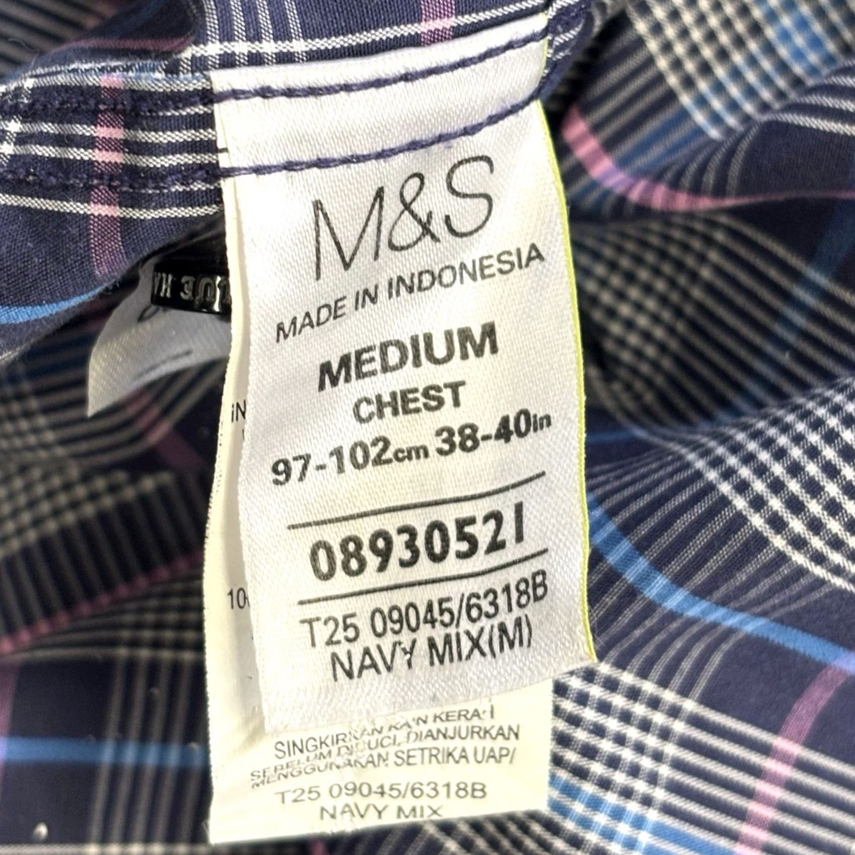 Vintage Blue Harbour Check Shirt M Mens Short Sleeve Summer Casual Smart Vgc Size US M / EU 48-50 / 2 - 6 Thumbnail