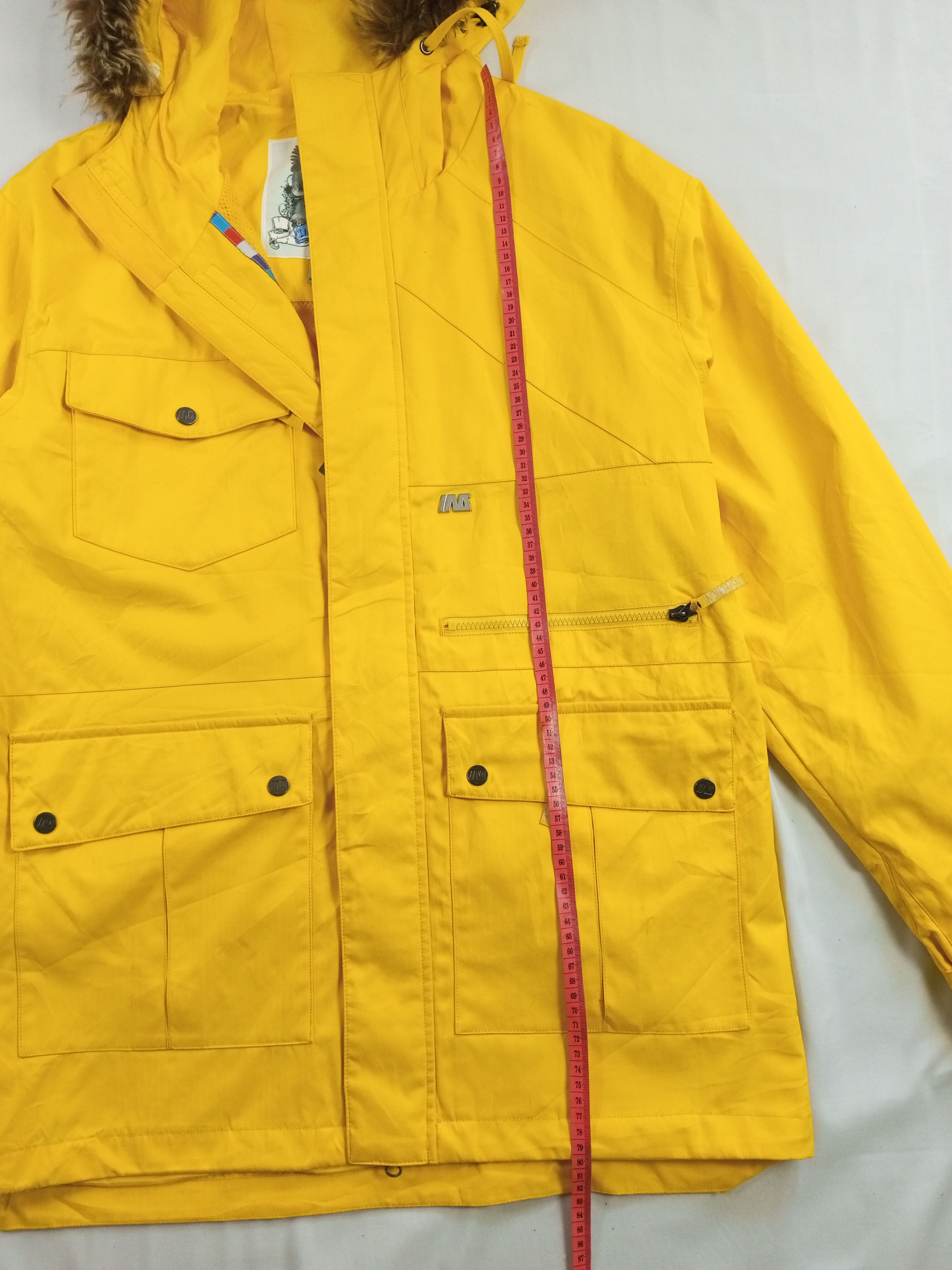 Japanese Brand Inspection Removable Fur Parka Jacket L.G.B. Style Size US L / EU 52-54 / 3 - 14 Thumbnail