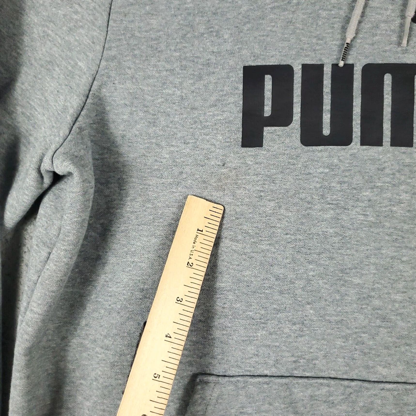 Puma PUMA Gray Hoodie Mens Medium Casual Pullover Sweatshirt Size US M / EU 48-50 / 2 - 5 Thumbnail