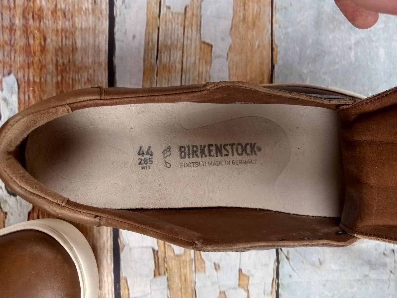 Birkenstock Birkenstock Bend Low Cognac Natural Leather Mens Sneaker Size US 10.5 / EU 43-44 - 9 Thumbnail