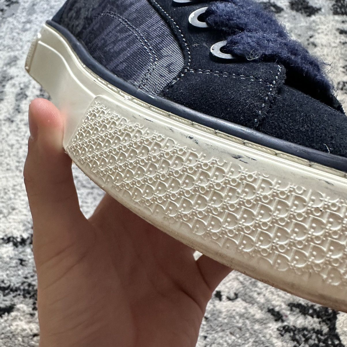 DENIM TEARS × Dior Dior Tears B33 Blue Oblique Denim Peace Sneakers Size US 9.5 / EU 42-43 - 8 Thumbnail