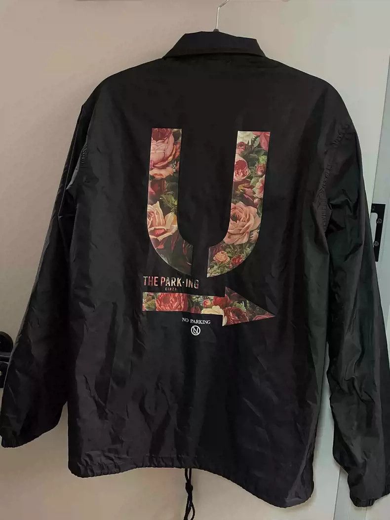 image of Undercover X The Parking Ginza Co-Trainer Jacket Takahashi Shield Uc Hiroshi Fujiwara in Black (Siz