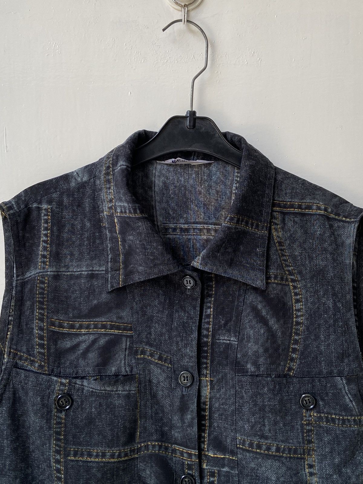 Designer × Japanese Brand BARMARNE Black Vest Size US M / EU 48-50 / 2 - 11 Thumbnail