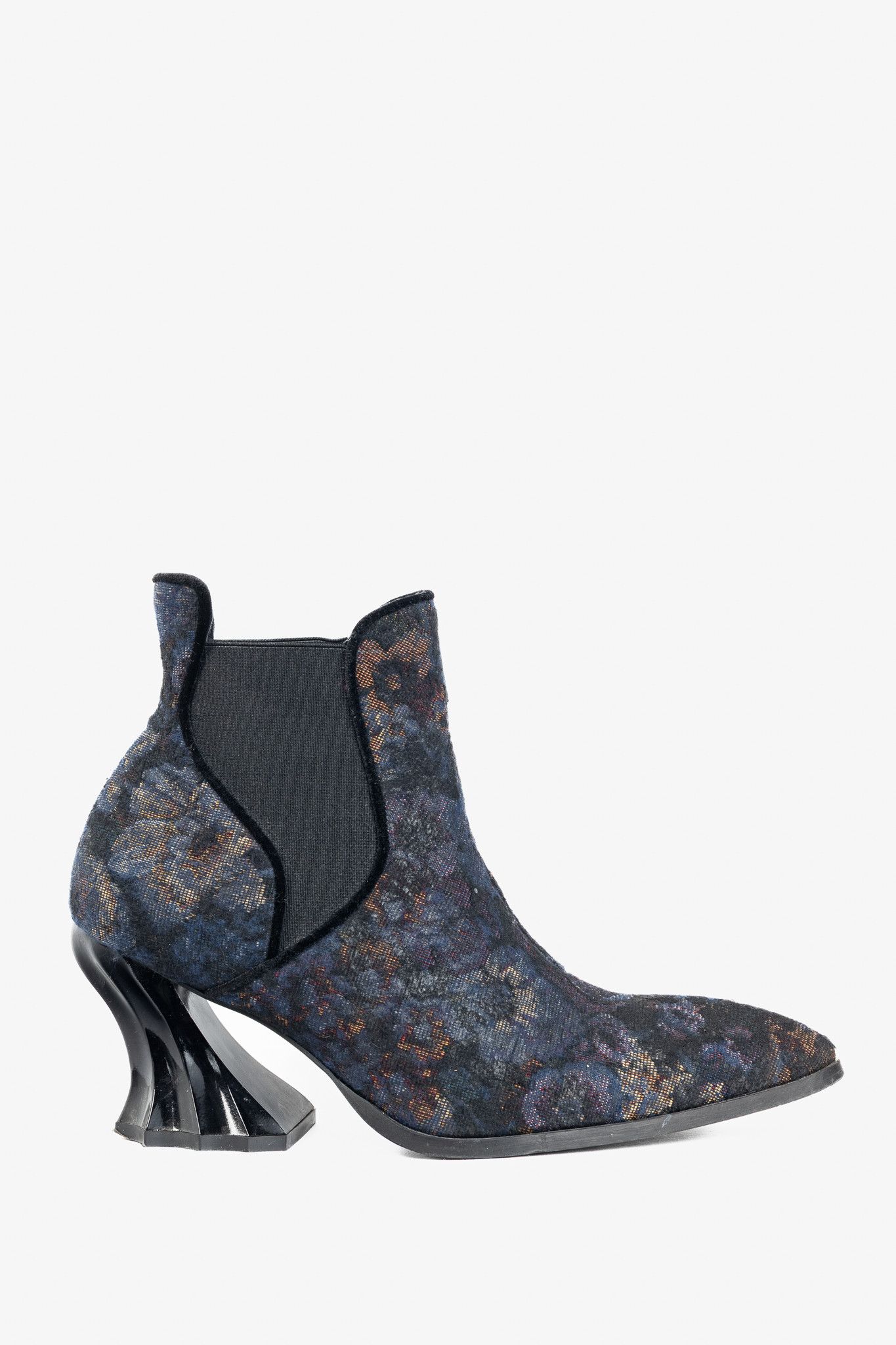 John Fluevog John Fluevog Ara Floral Vintage-Inspired Chelsea Boots Size US 8 / IT 38 - 1 Thumbnail